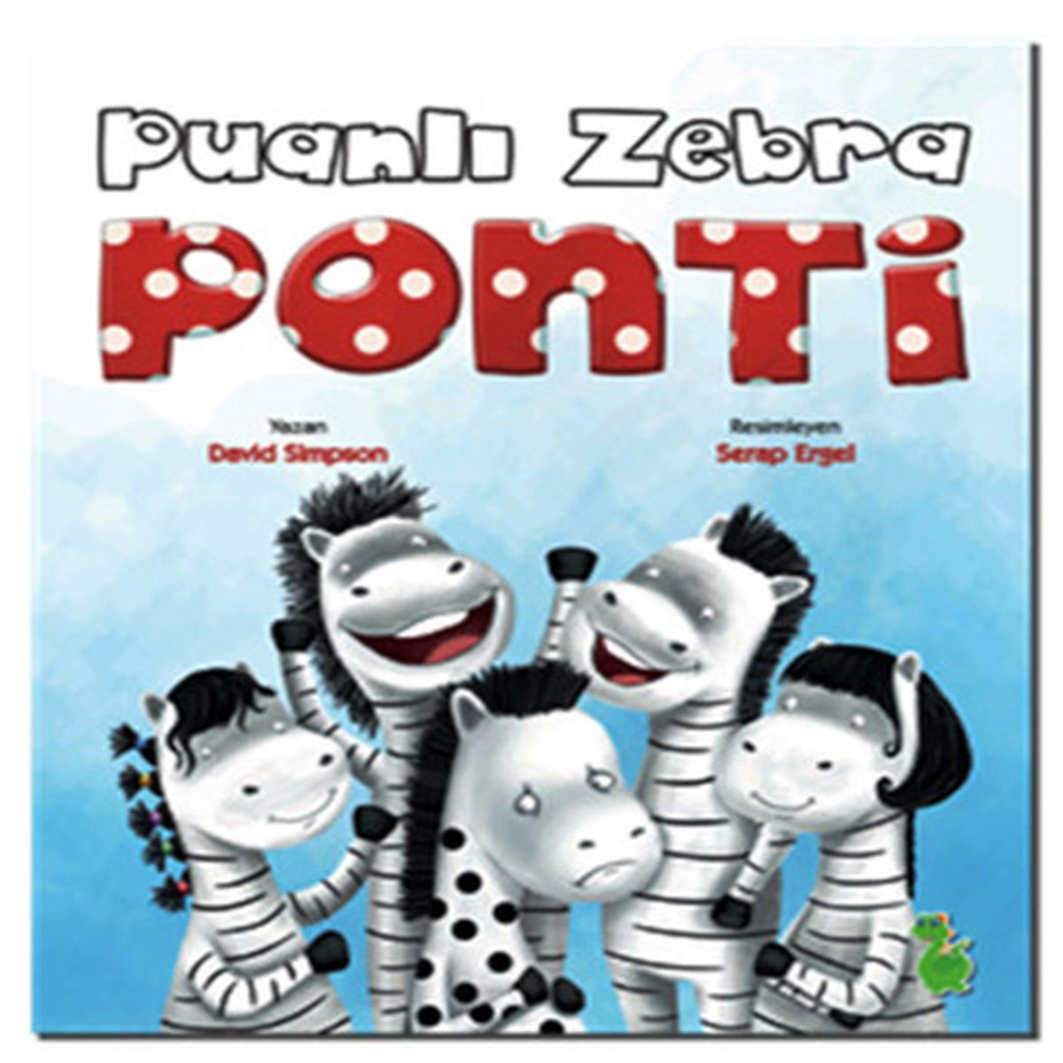 YEŞİL DİNOZOR PUANLI ZEBRA PONTİ 1