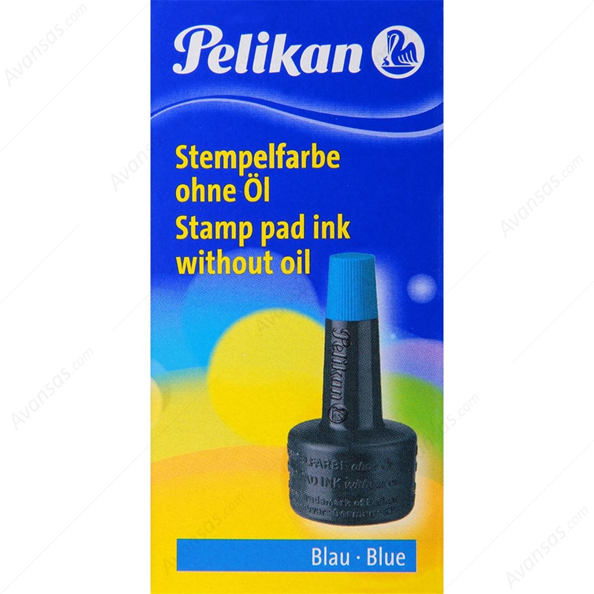 PELİKAN ISTAMPA MÜREKKEBİ 28 ML MAVİ 10 LU 351213 1