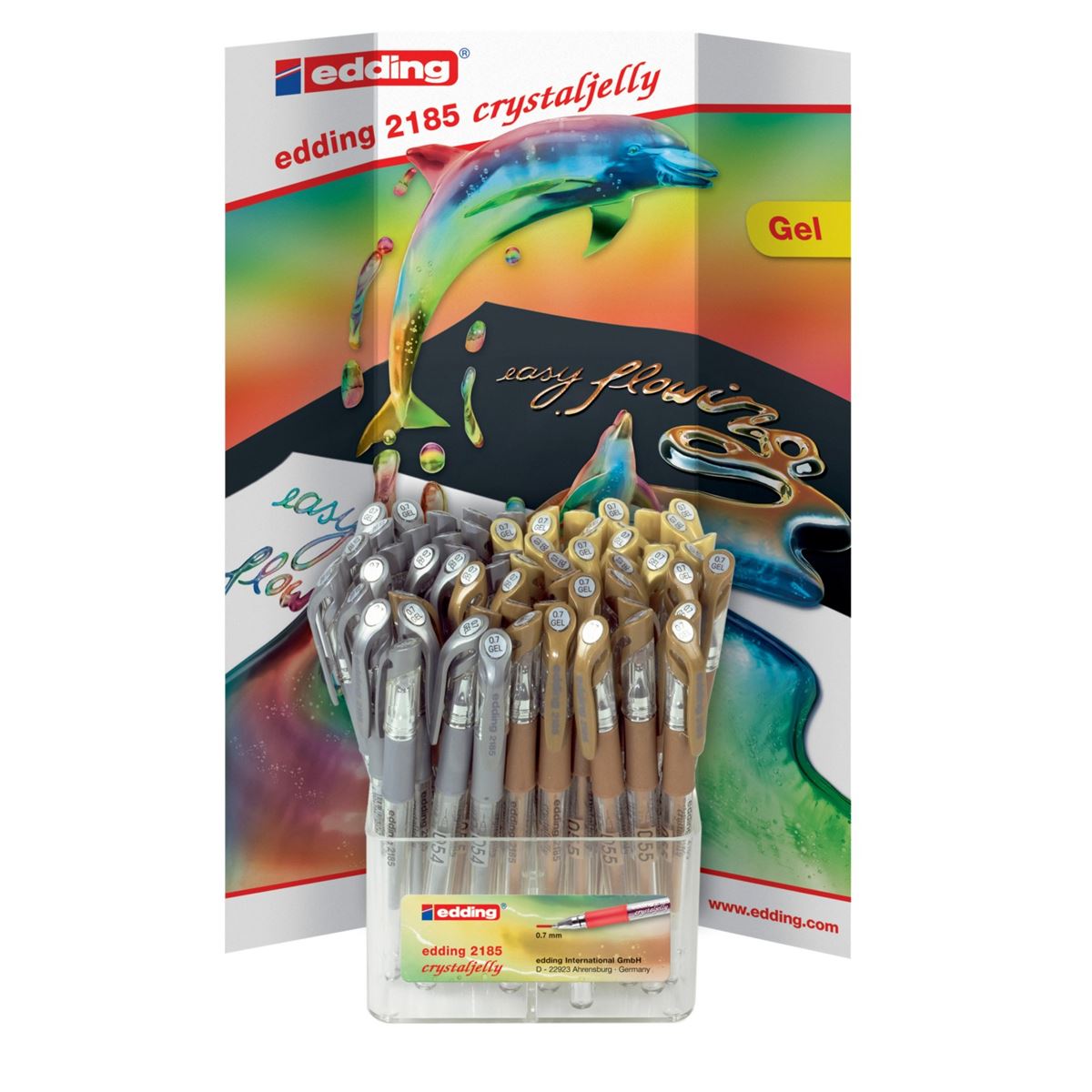 EDDING JEL KALEM 2185 CRYSTALJELLY 144'LÜ 1