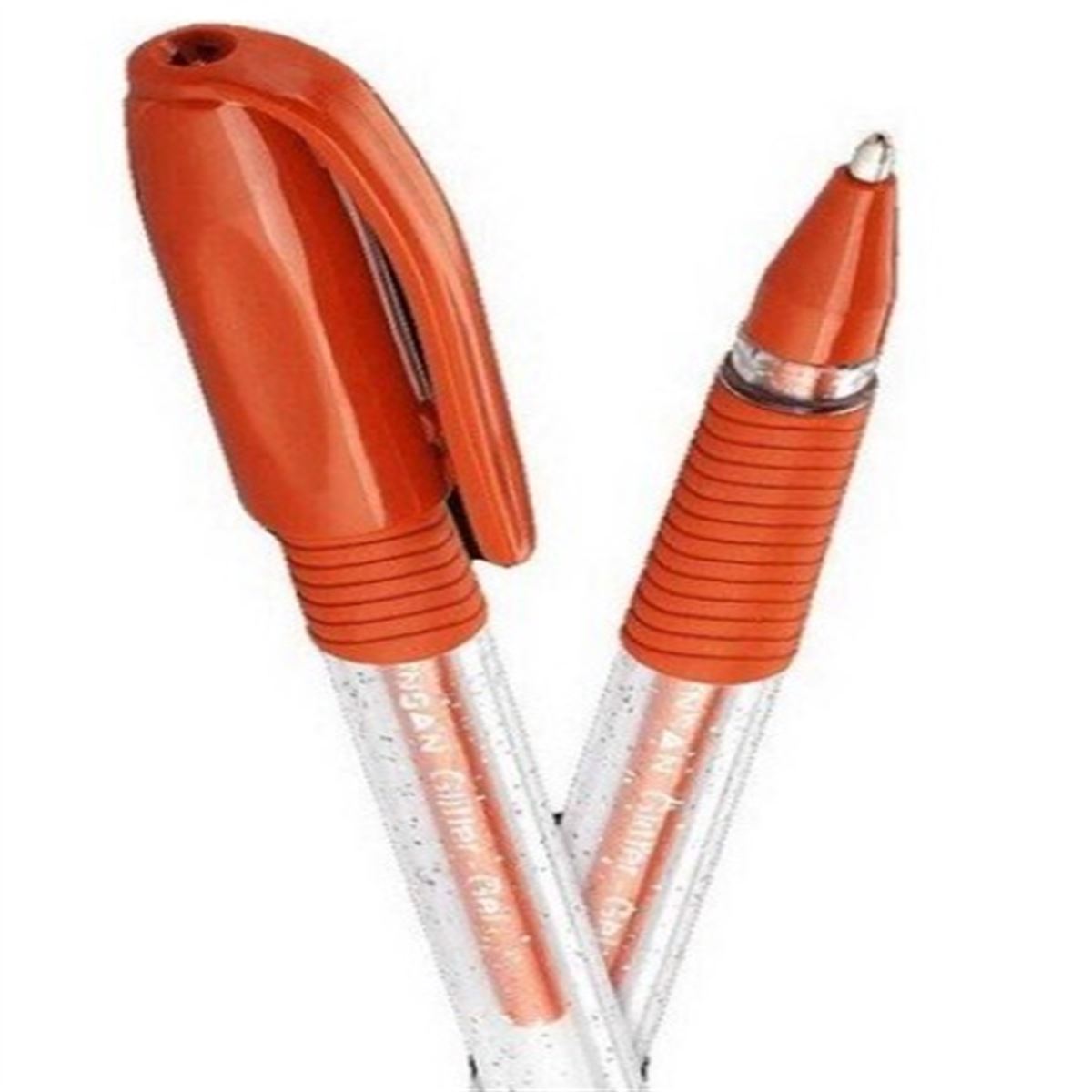 PENSAN JEL KALEM SİMLİ GLİTTER 1.0 TURUNCU 12 Lİ 2228 1