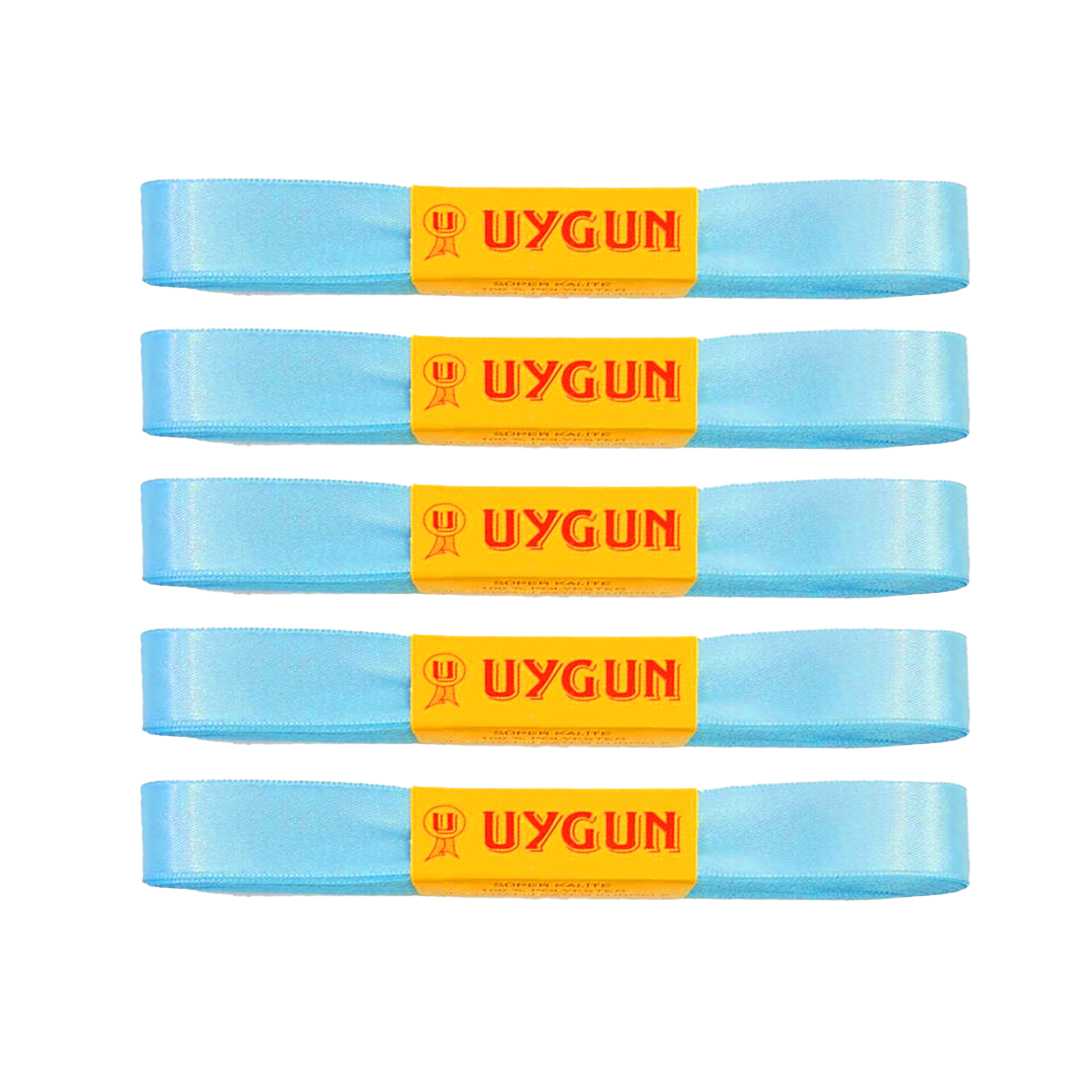 UYGUN SATEN KURDELE 30 MM 10 MT MAVİ 5 Lİ 1