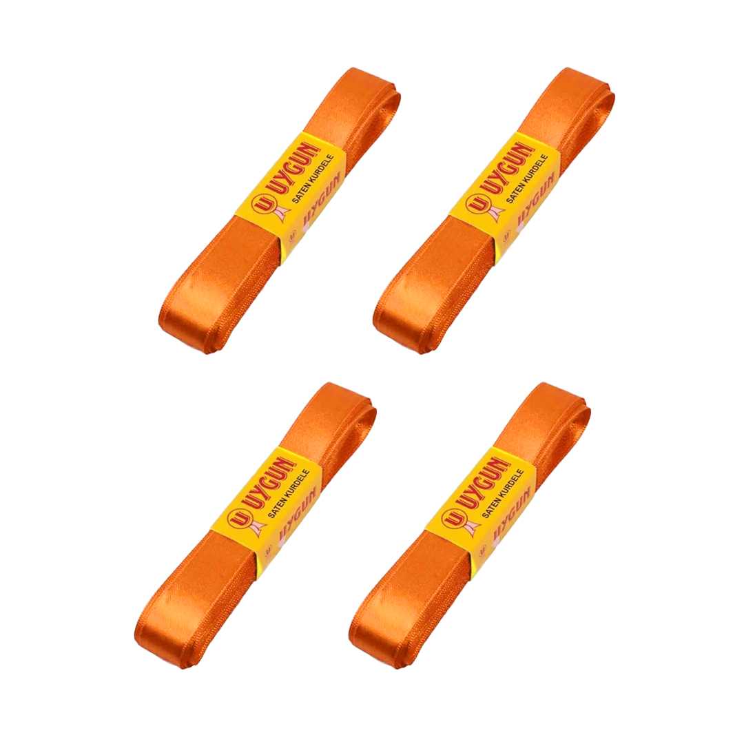 UYGUN SATEN KURDELE 38 MM 10 MT TURUNCU 4 LÜ 1