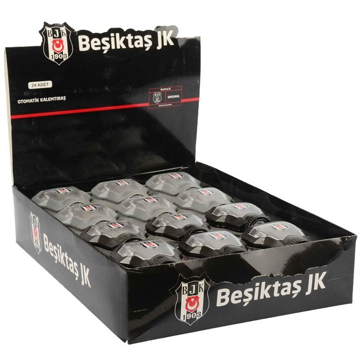 BEŞİKTAŞ KALEMTIRAŞ PLASTİK ÇİFT BÖLMELİ 24 LÜ 474462 1