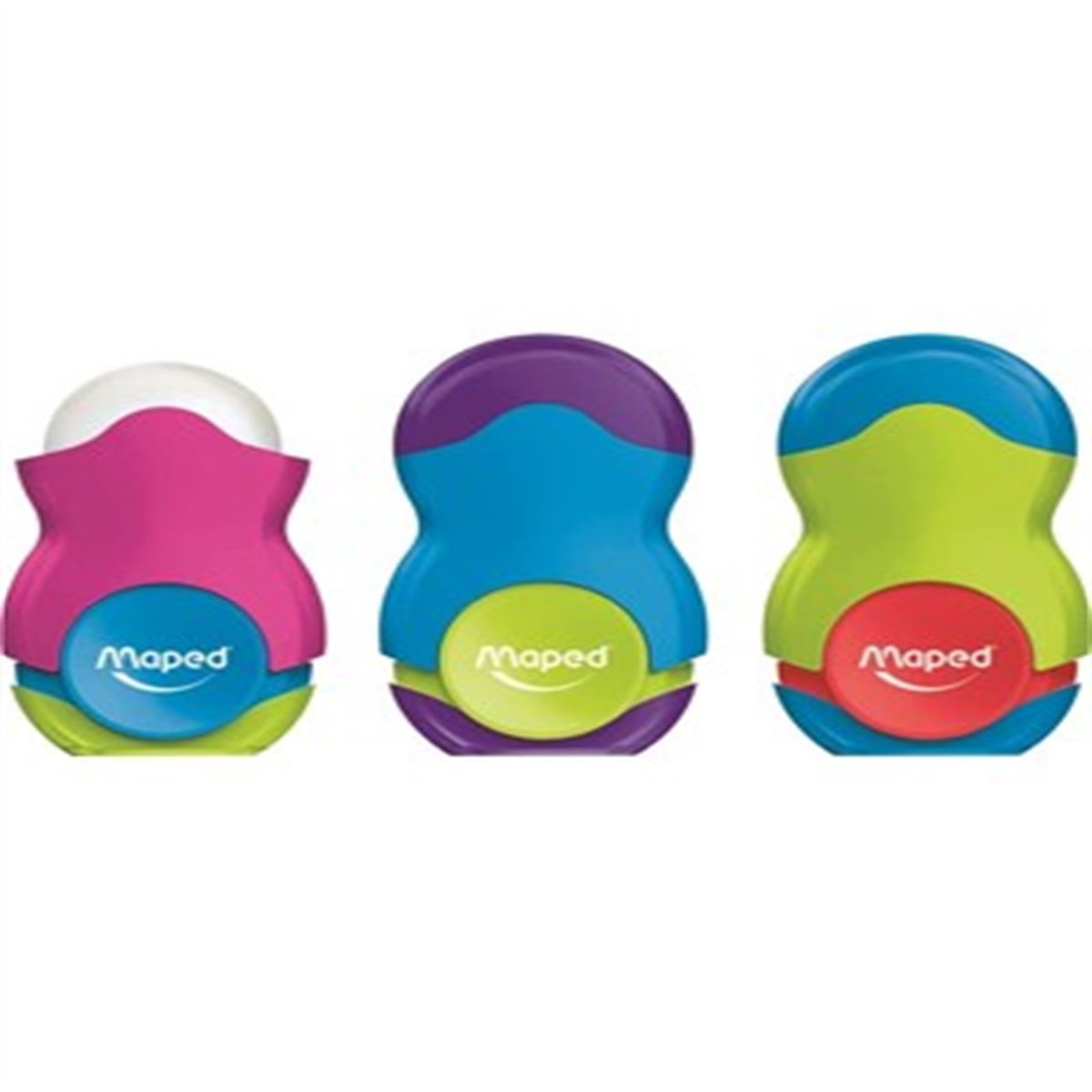 MAPED KALEMTIRAŞ 49121 LOOPY RENKLİ SİLGİLİ 24 LÜ 1