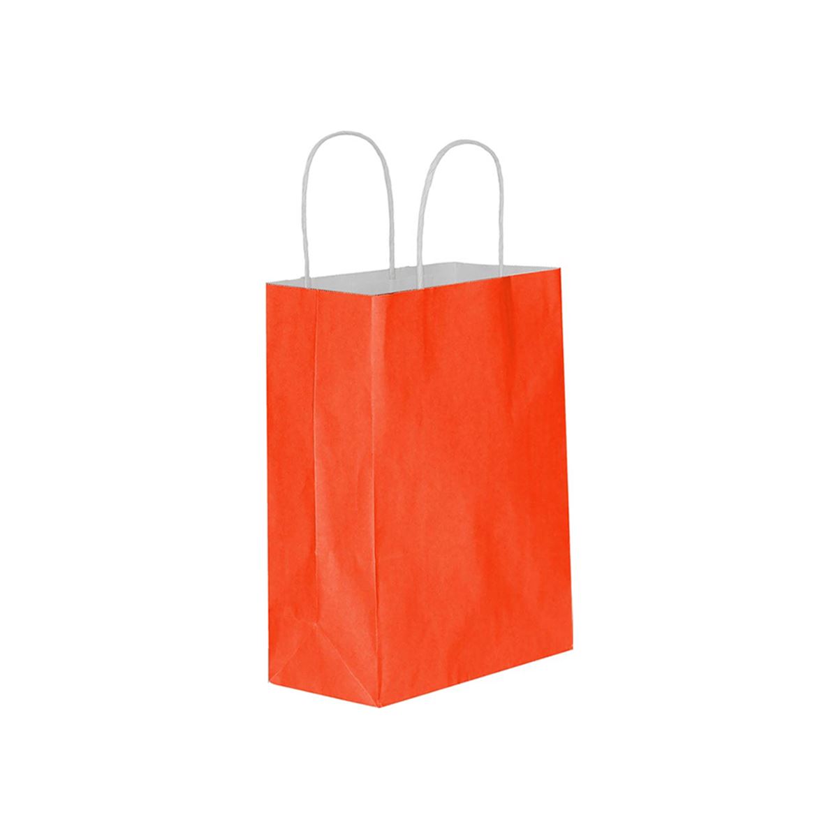 UZAY HEDİYE ÇANTASI KARTON KRAFT KIRMIZI 25x31 25 Lİ 1