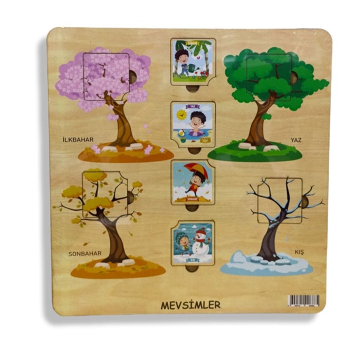 CC AHŞAP PUZZLE CCM00688 MEVSİMLER 8 PARÇA 1