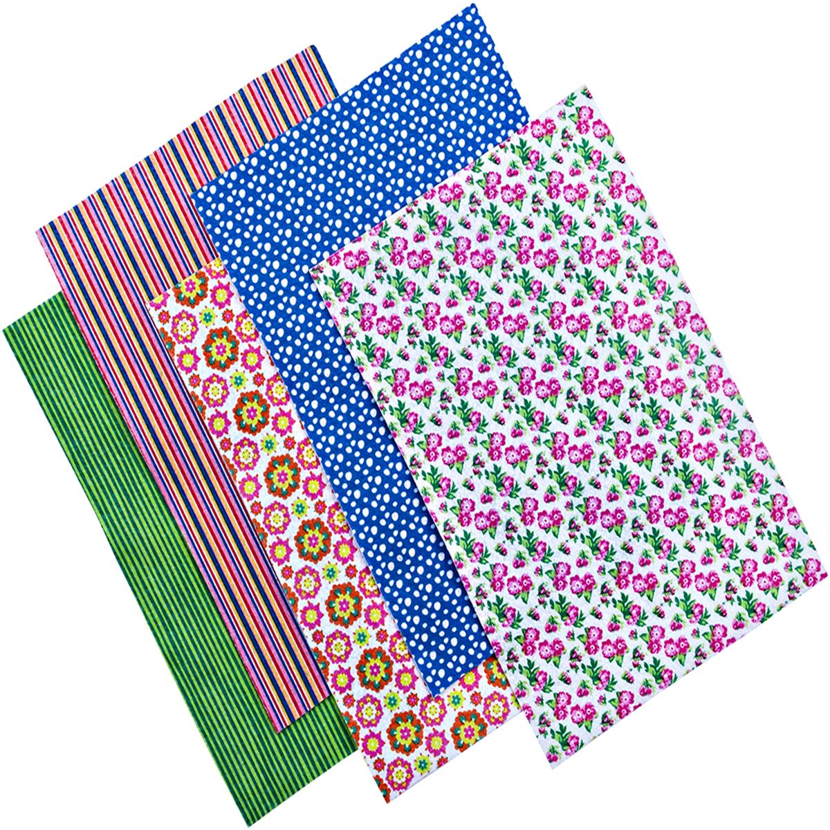 NOVA COLOR KEÇE 20x30 DESENLİ KARIŞIK 5 Lİ NC-368 1