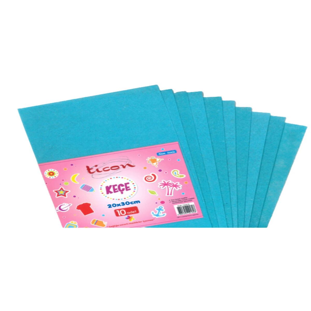TİCON KEÇE 20x30 MAVİ 10 LU 142418 1