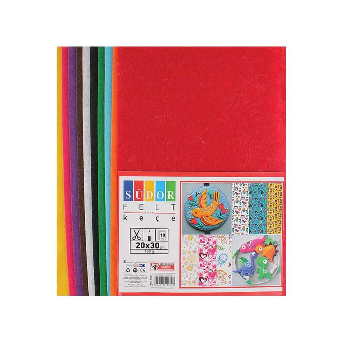 SÜDOR KEÇE 20x30 10 RENK 180 GR SK37 1