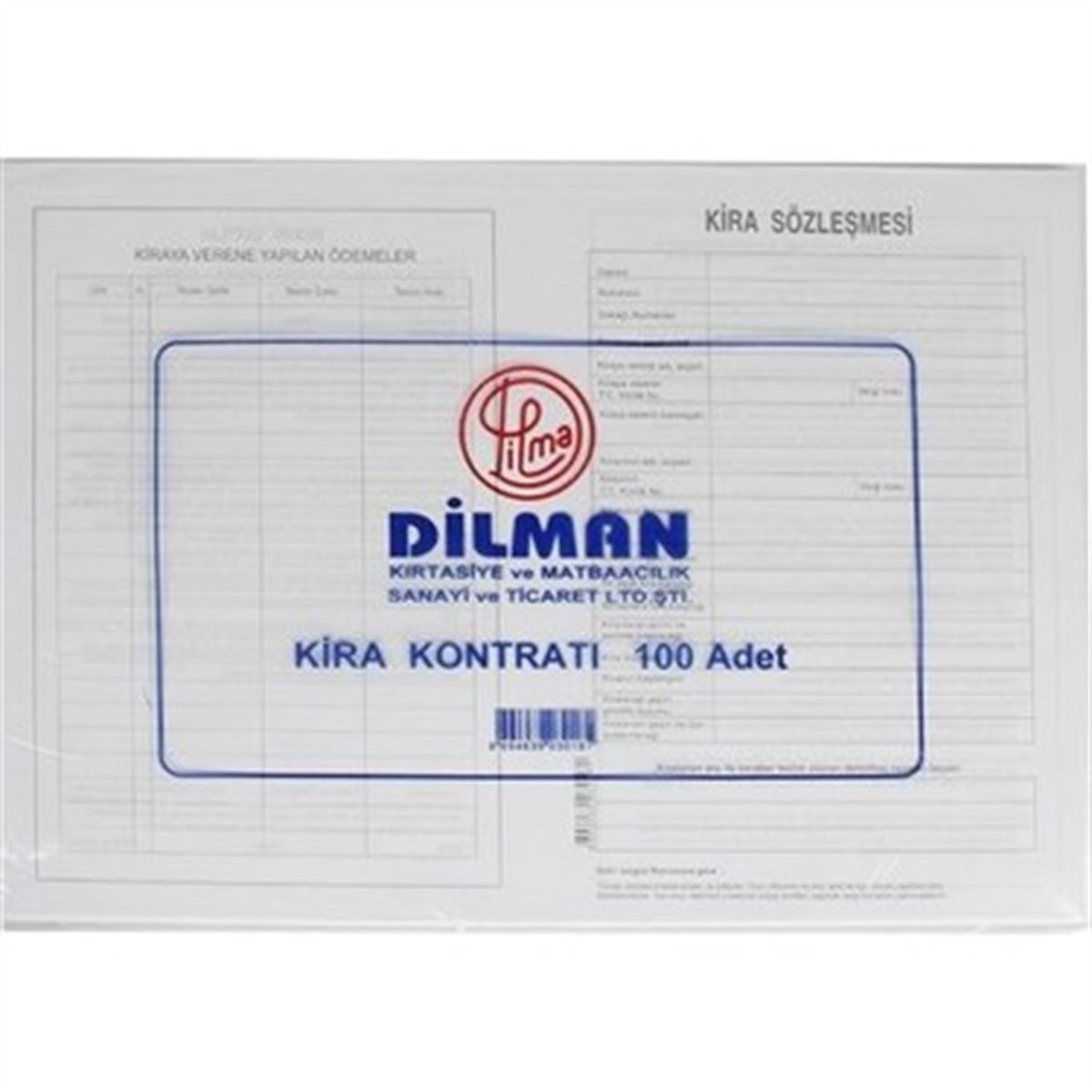 DİLMAN KİRA KONTRATI 100 LÜ 3018 -3019 1