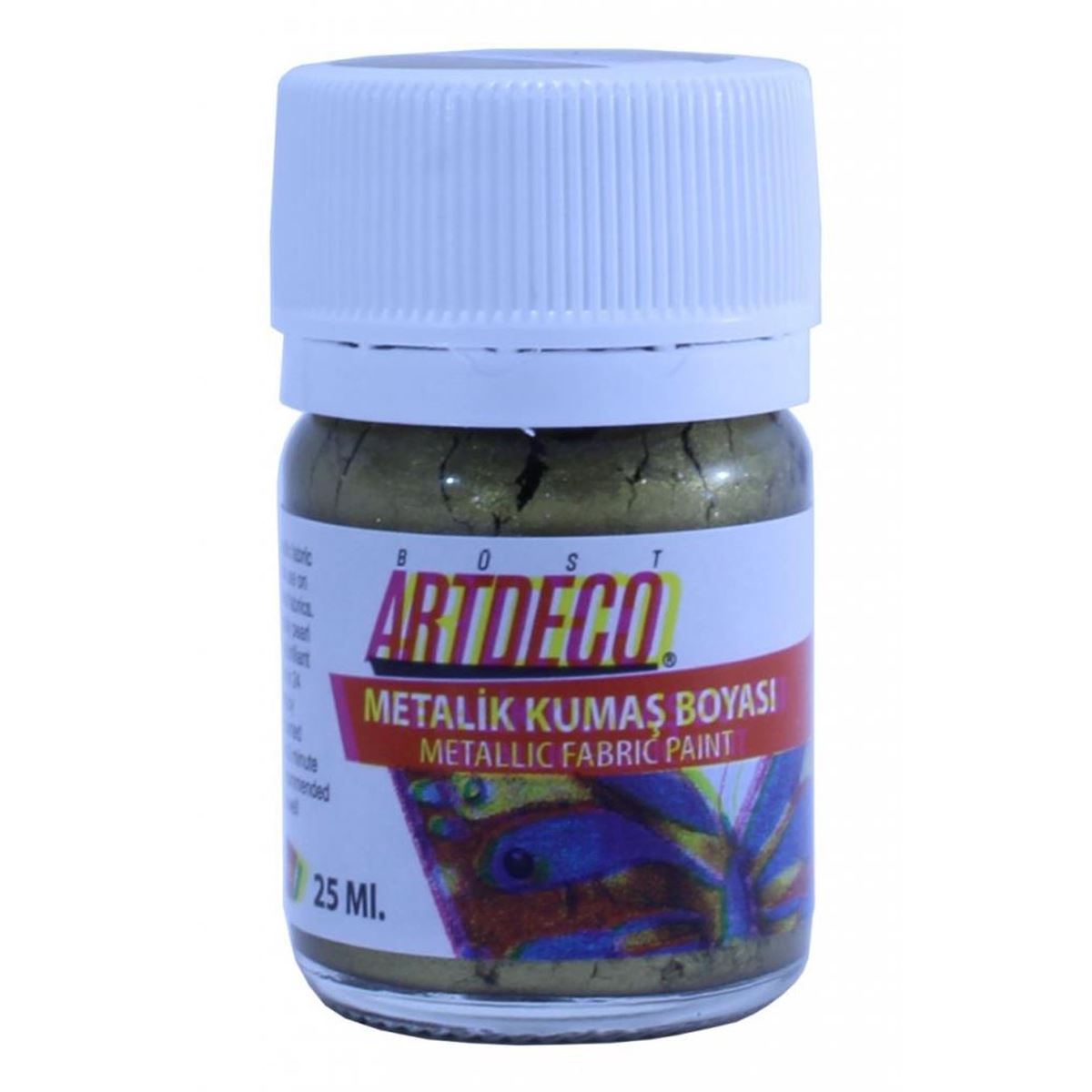 ARTDECO KUMAŞ BOYASI 25 ML M. ALTIN 12 Lİ Y-011A-221 1