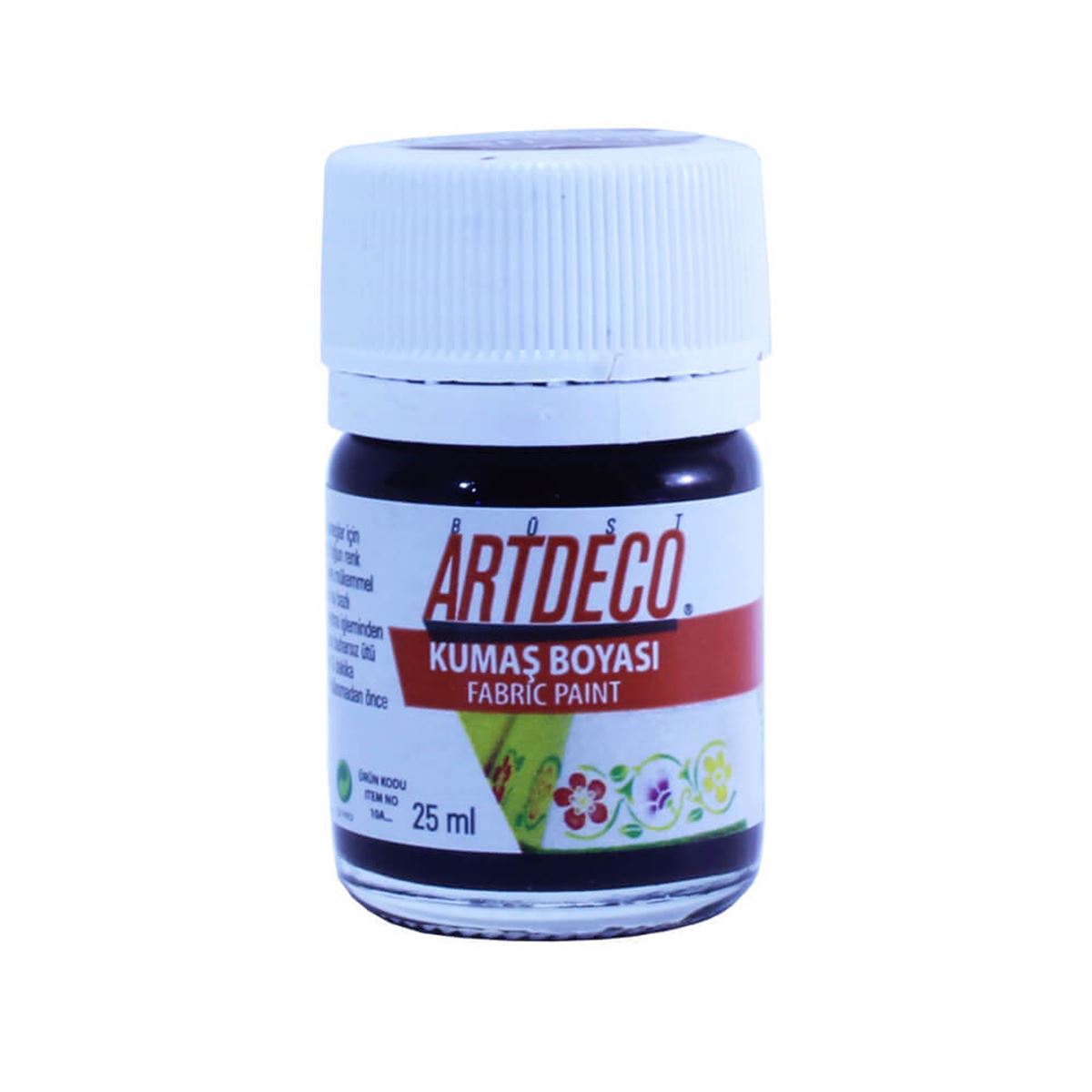 ARTDECO KUMAŞ BOYASI 25 ML KAHVERENGİ 12 Lİ Y-010A-115 1