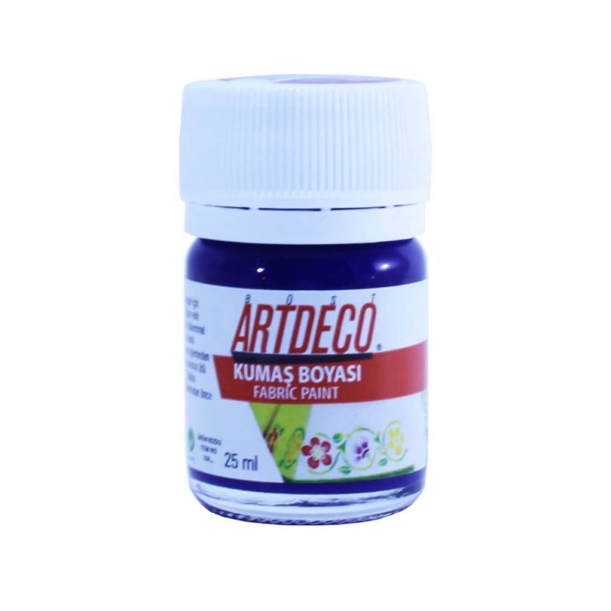 ARTDECO KUMAŞ BOYASI 25 ML MAVİ 12 Lİ Y-010A-110 1