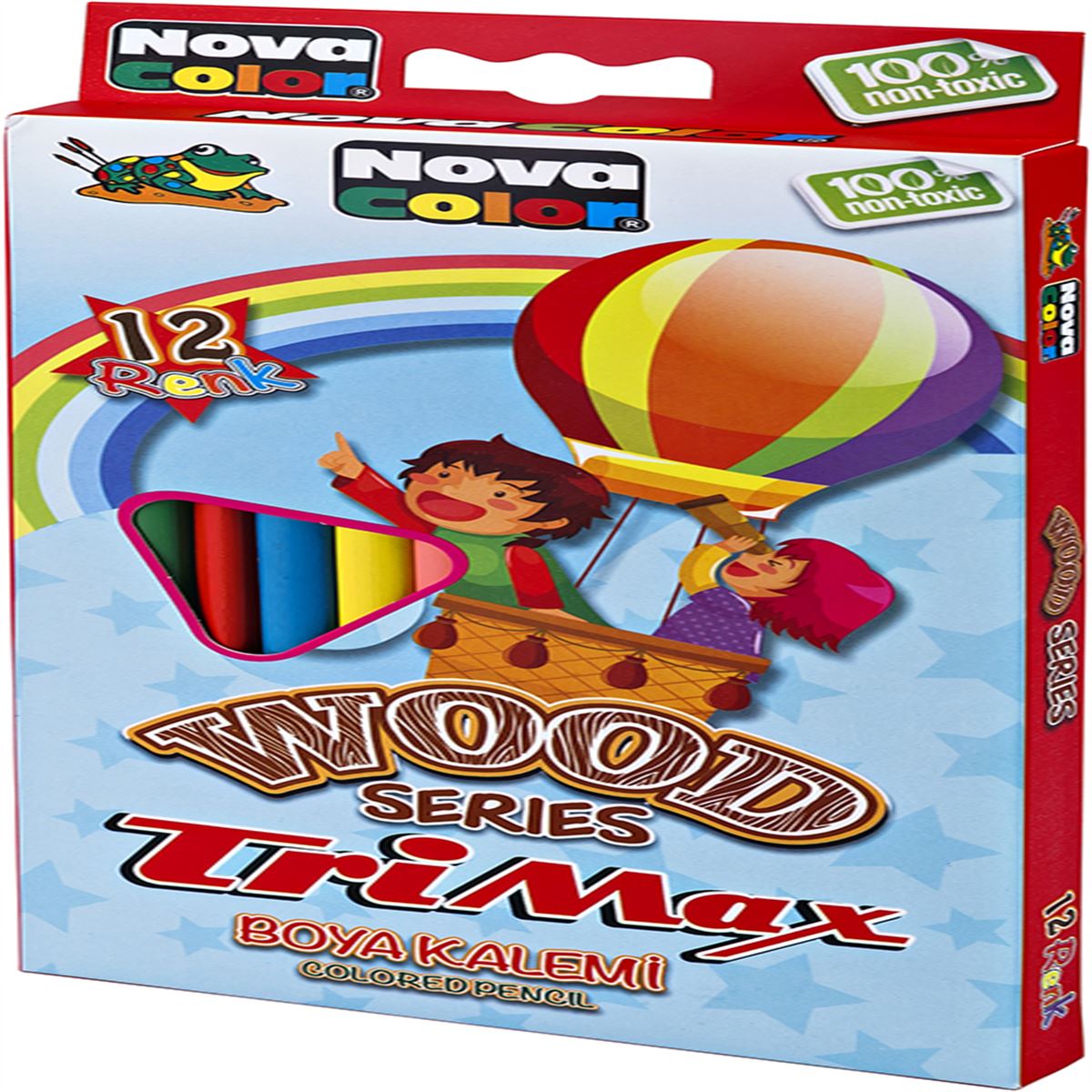 NOVA COLOR KURUBOYA 12 RENK UZUN TRIMAX NC-407 1