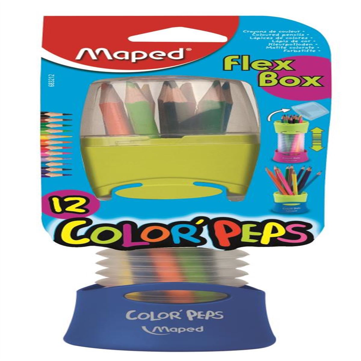 MAPED KURUBOYA COLOR PEP S TÜP FLEX BOX 12 RENK 683212 1