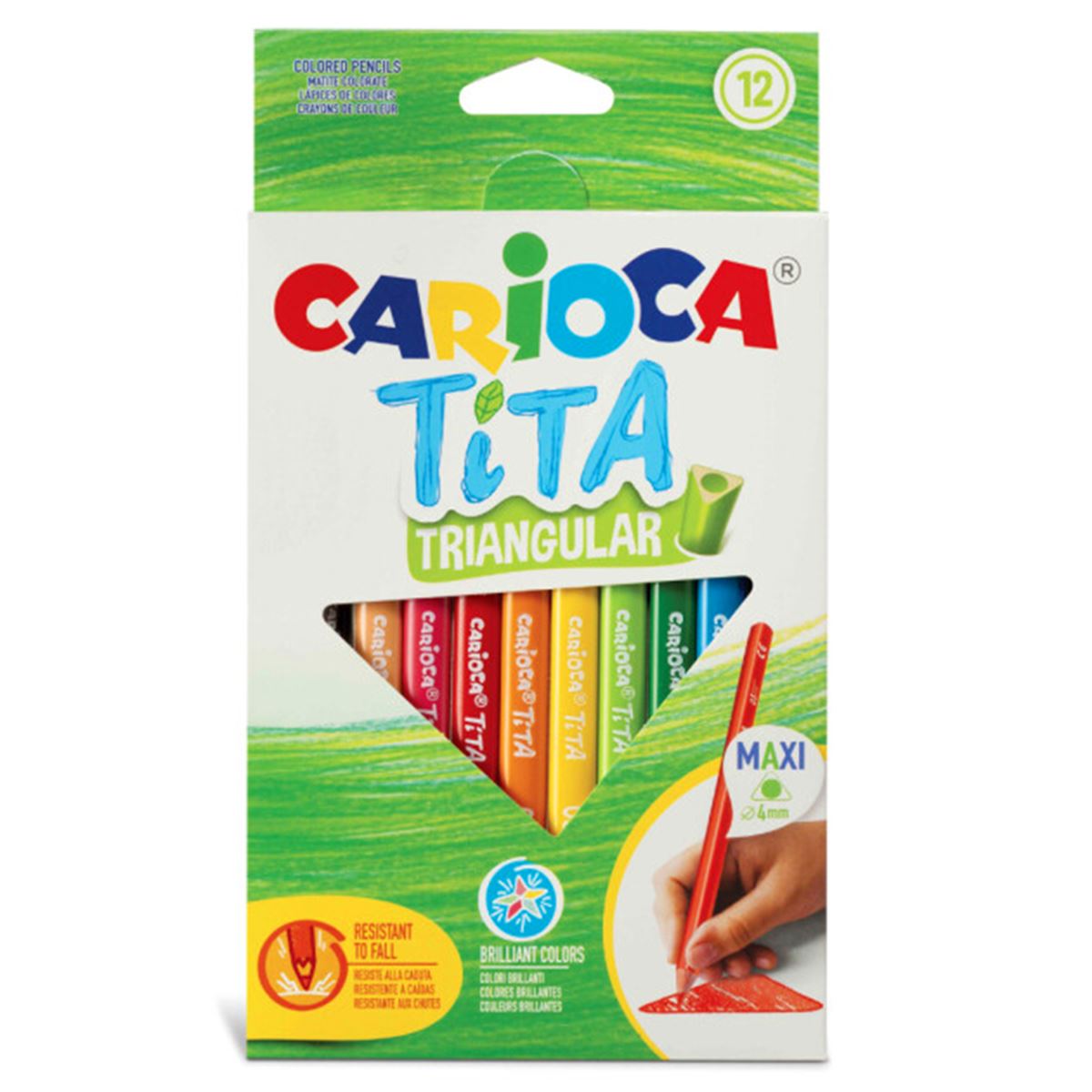 CARİOCA KURUBOYA TİTA MAXİ ÜÇGEN 12 RENK 42791 1