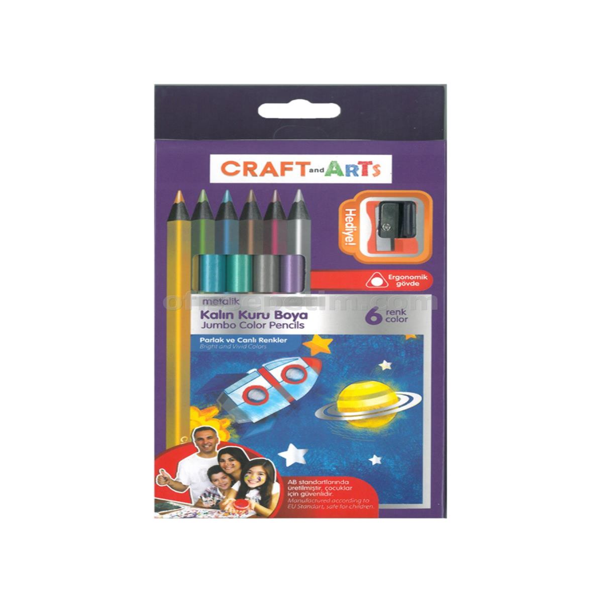 UMUR CRAFT&ARTS KURUBOYA METARENKK 6 RENK CAKB-6M 1
