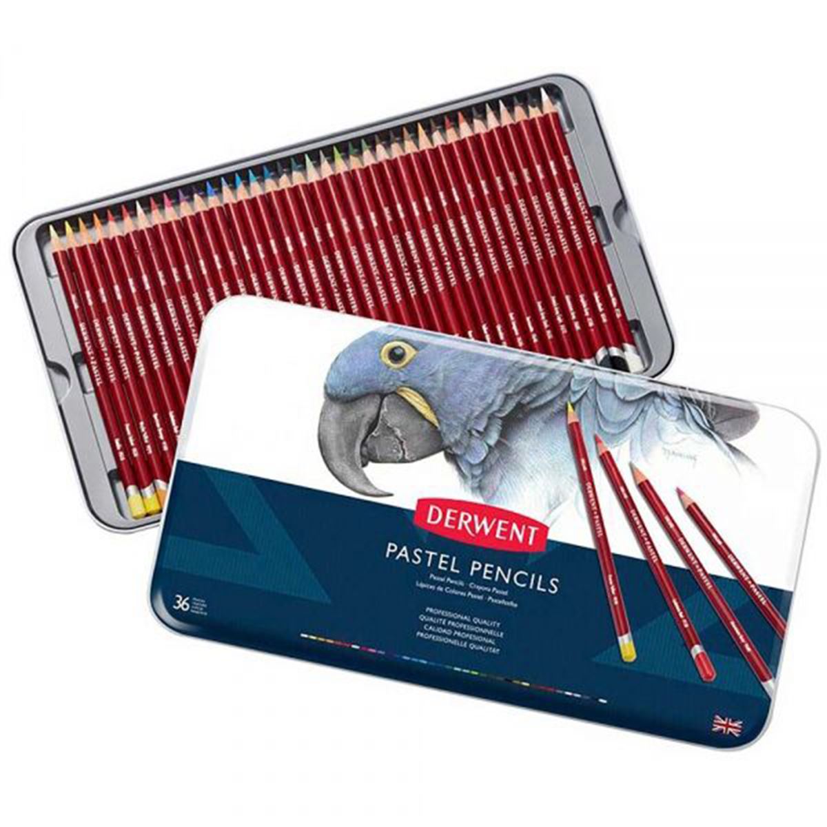 DERWENT PASTEL PENCİLS KURUBOYA 36 RENK METAL KUTU DW0700307 1