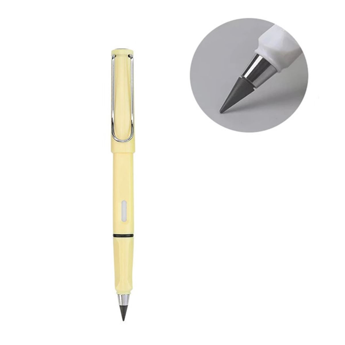 BİTMEYEN KURŞUN KALEM AÇIK SARI 1