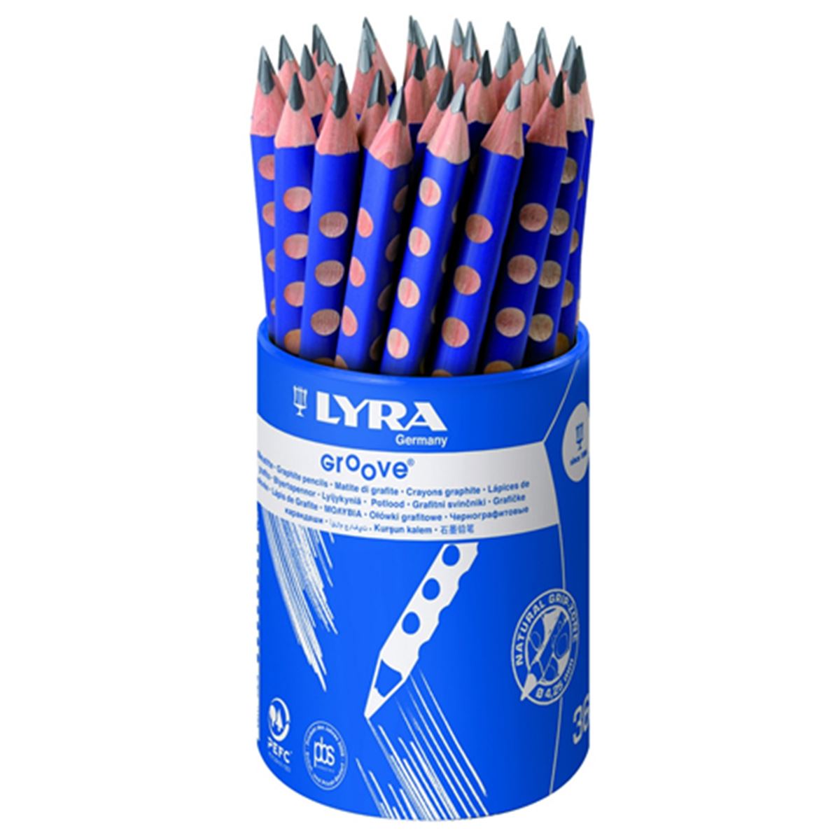 LYRA KURŞUN KALEM GROOVE BAŞLANGIÇ JUMBO LACİVERT 36 LI L1873360 1