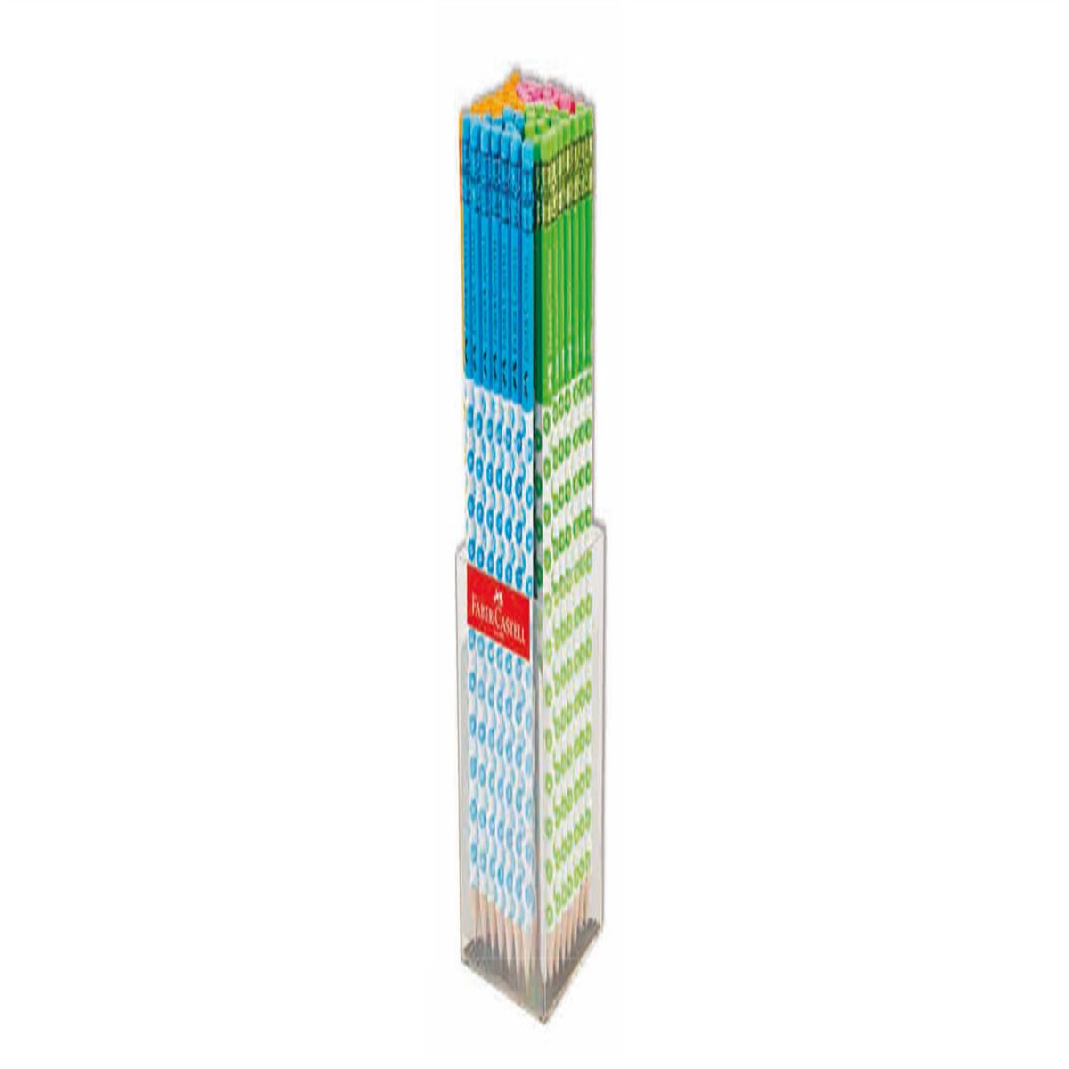 FABER KURŞUN KALEM 119410 SİLGİLİ FLOWERS HB 72 Lİ 1