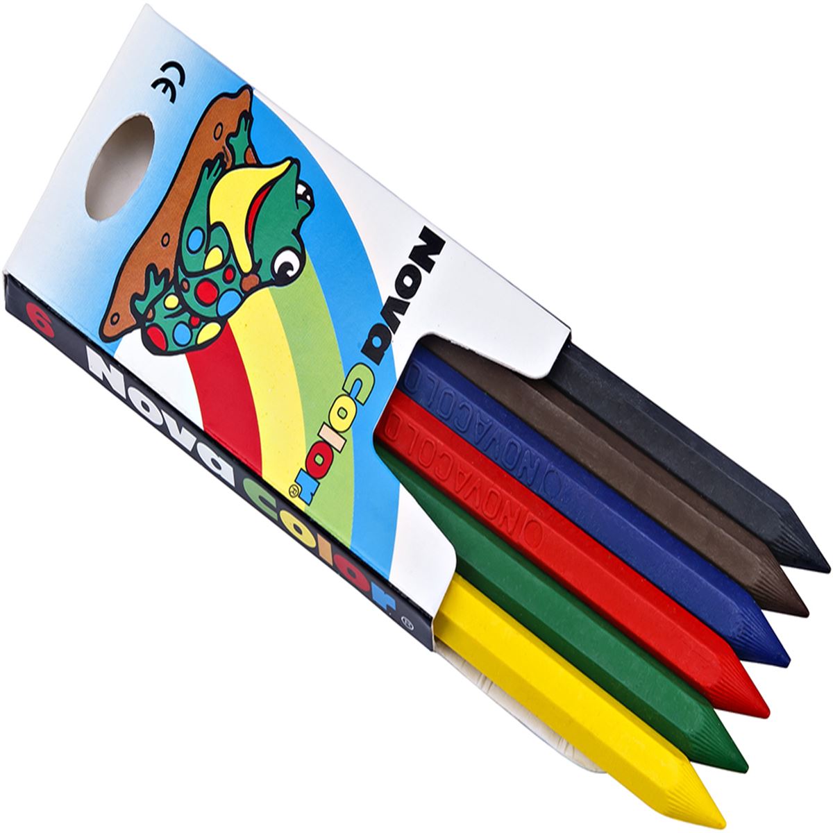 NOVA COLOR KURU PASTEL MUM BOYA 6 RENK KISA NC-1106 1