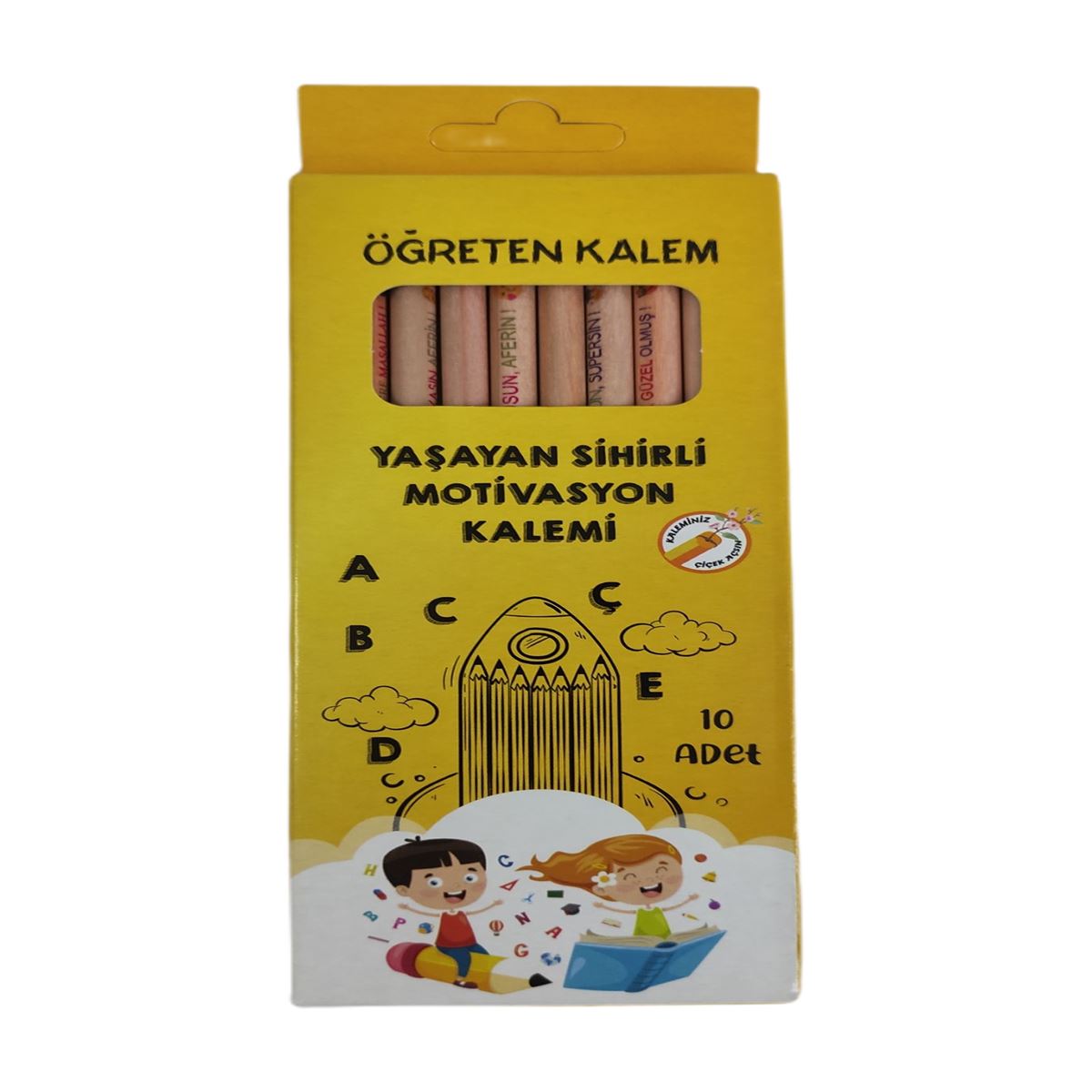 ÖĞRETEN KALEM YAŞAYAN SİHİRLİ MOTİVASYON KALEMİ 10 LU 1