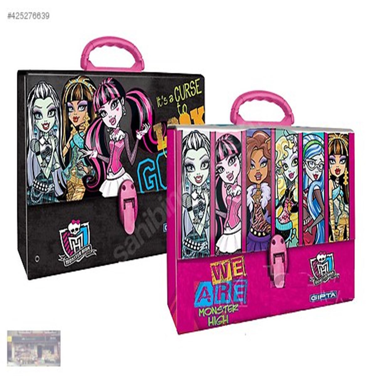 GIPTA MONSTER HİGH KULPLU KLASÖR ÇANTA5877 1