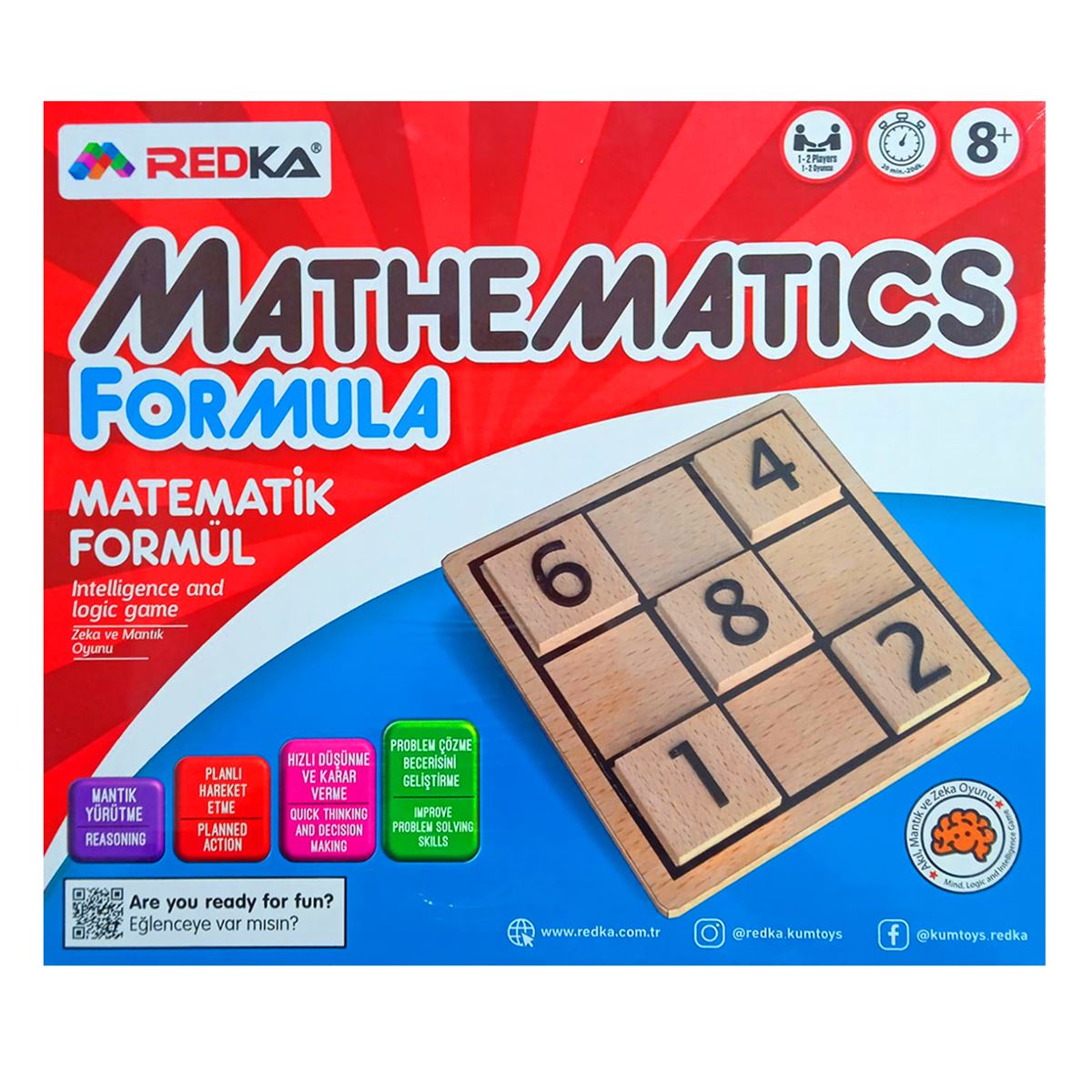 REDKA ZEKA OYUNU RD5254 MATEMATİK FORMÜL 8+ 1