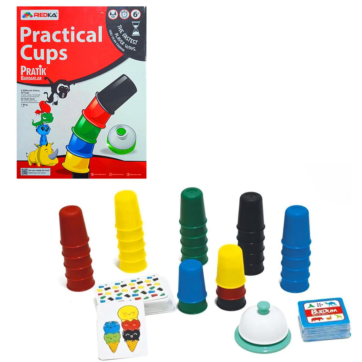 REDKA PRATİK BARDAKLAR RD5208 PRACTİCAL CUPS AKIL OYUNU 6+ 1