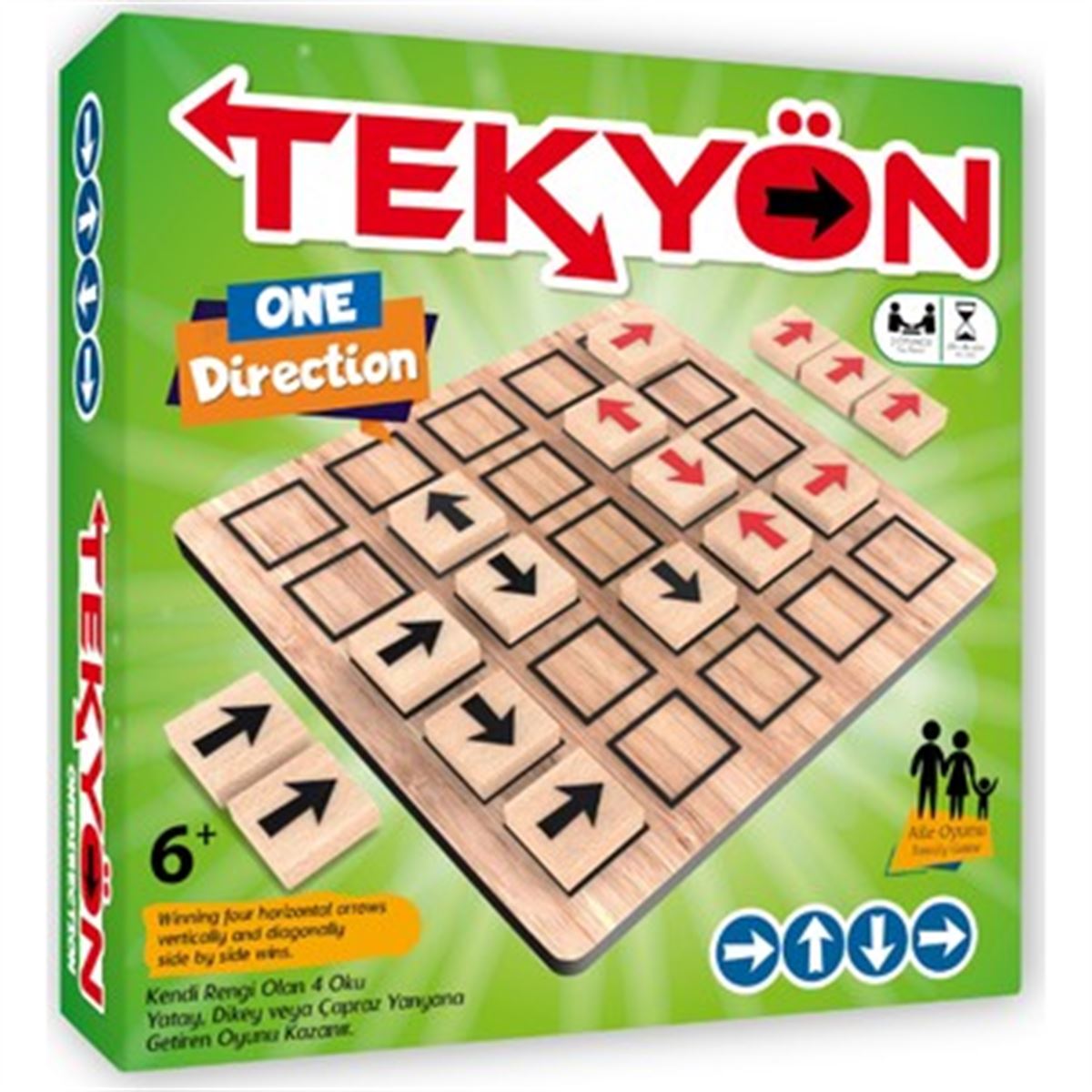 REDKA TEK YÖN AKIL OYUNU 6+ 1