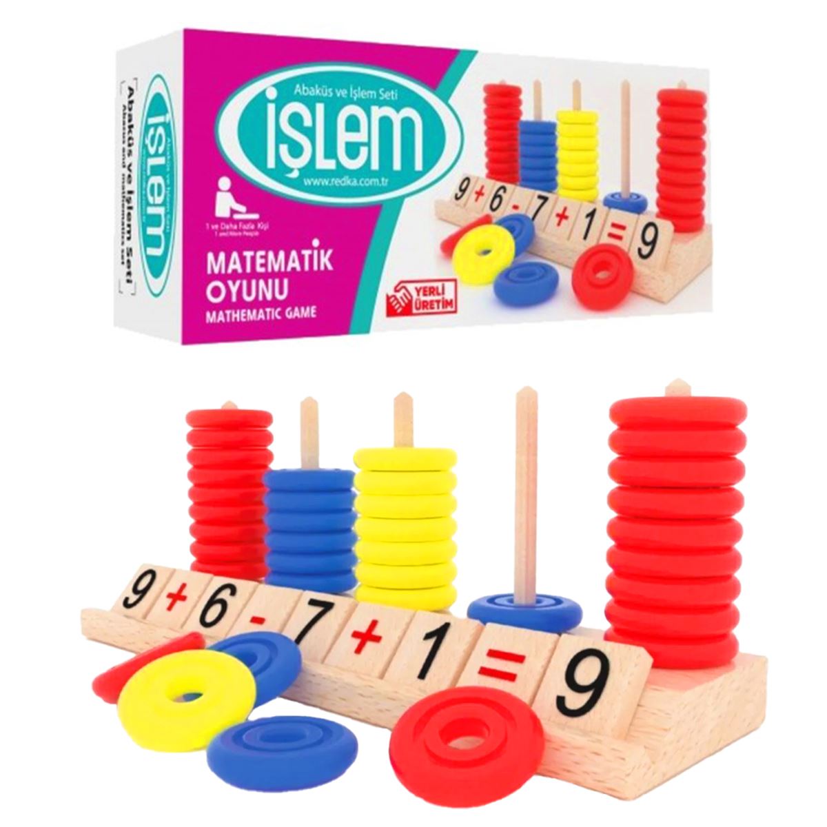 REDKA MATEMATİK OYUNU RD5206 ABAKÜS VE İŞLEM 5+ 1
