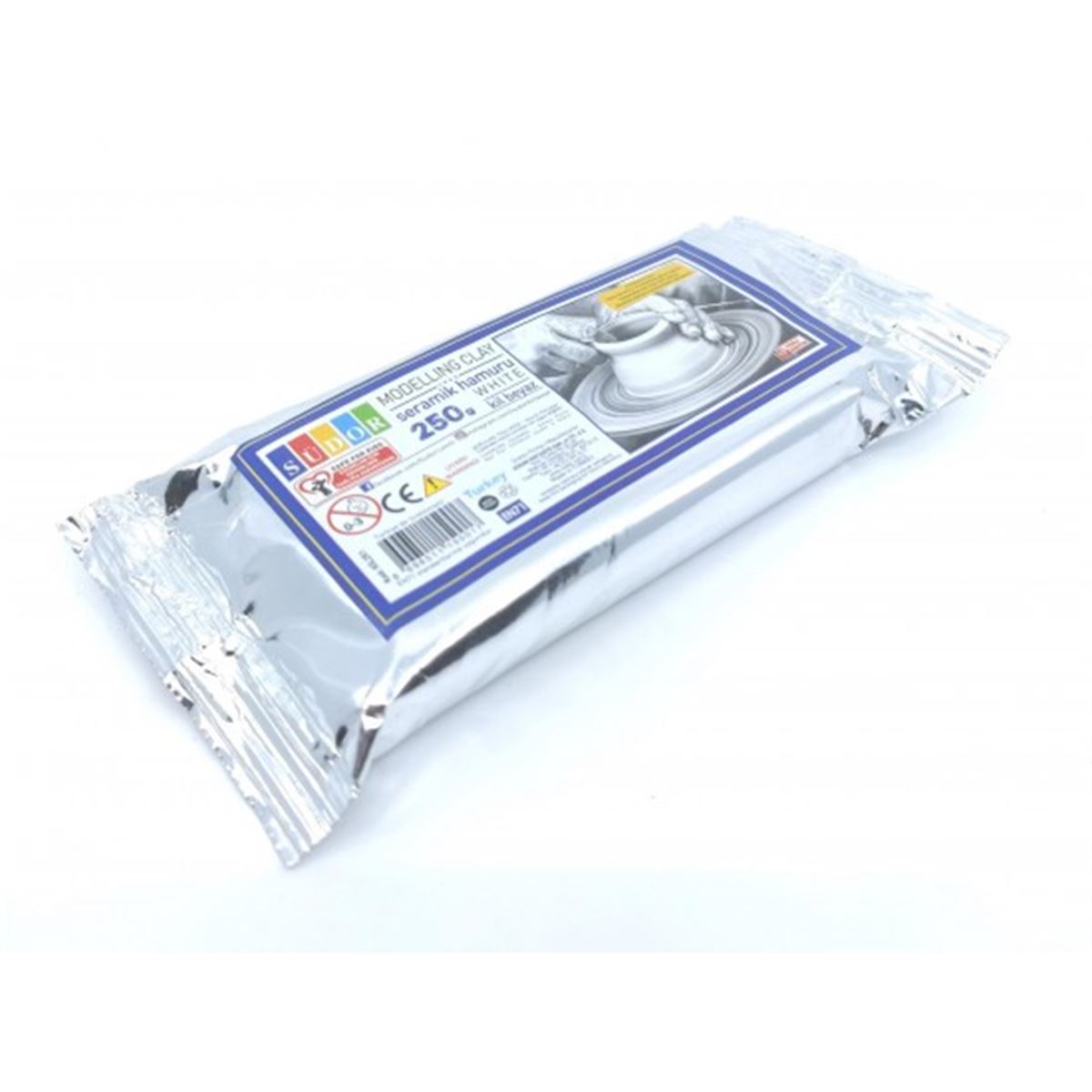 SÜDOR SERAMİK HAMURU 250 GR BEYAZ KİL251 1