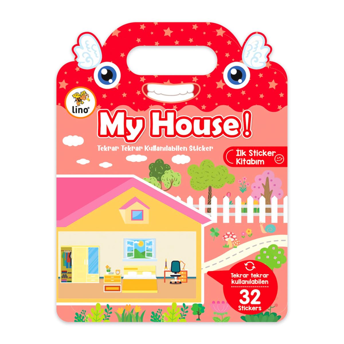 LİNO İLK STİCKER KİTABIM MY HOUSE TEKRAR TEKRAR KULLANILABİLEN LS-503 1