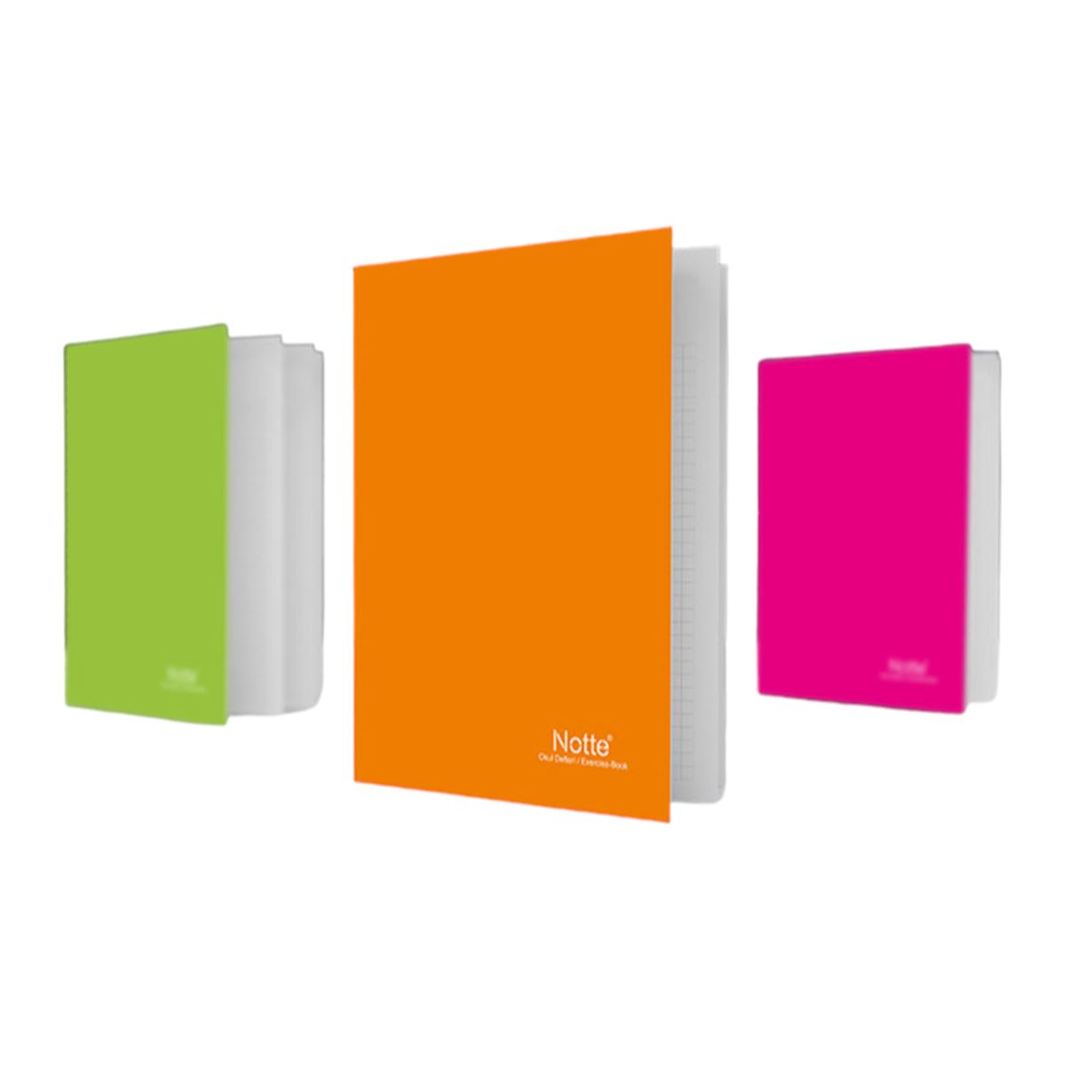 NOTTE FLEXİ DEFTER A4 DİKİŞLİ KUŞE KAPAK 60 YP DÜZ 12 Lİ 10-111 1