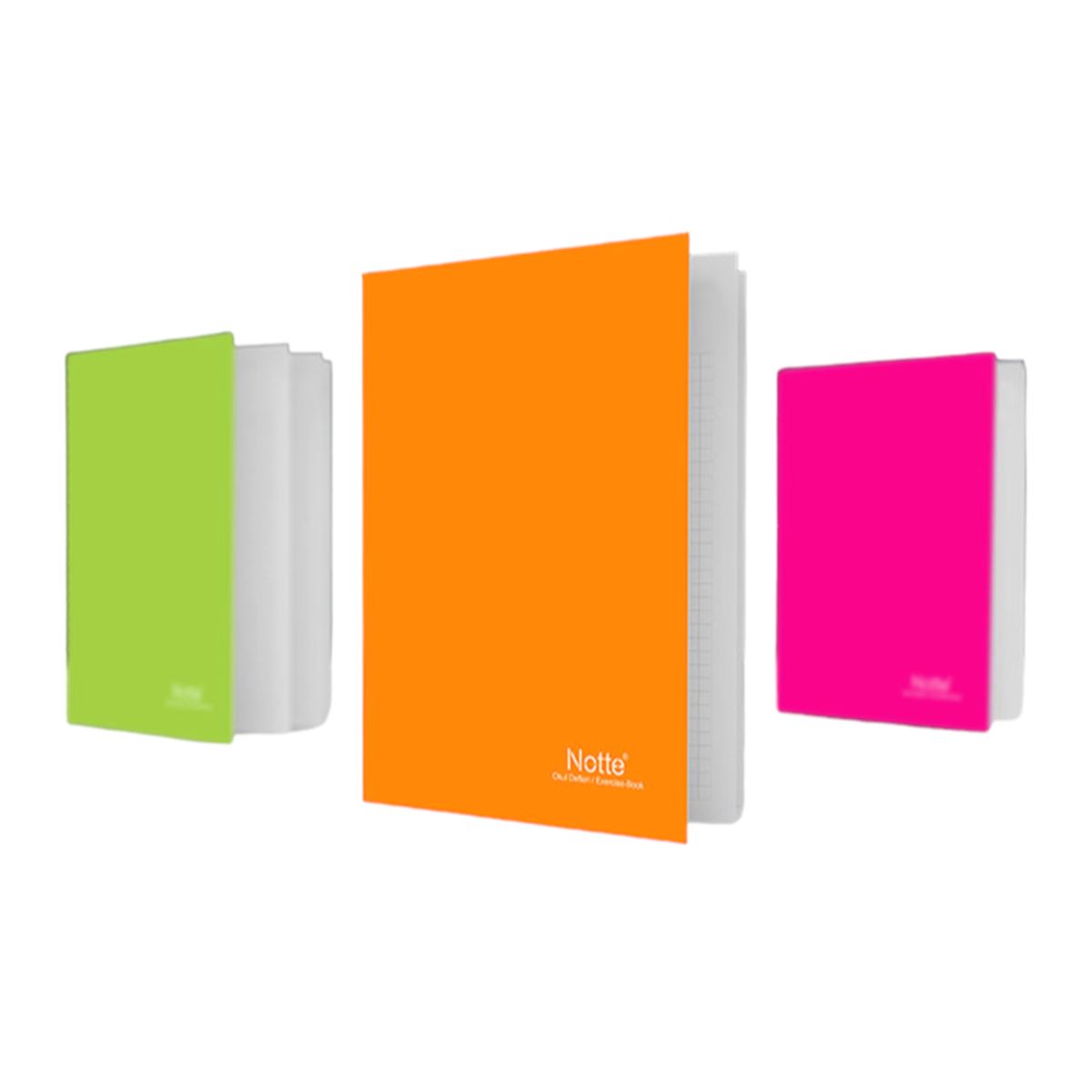 NOTTE FLEXİ DEFTER A4 KUŞE KAPAK DİKİŞLİ 40 YP KARELİ 12 Lİ 10-100 1