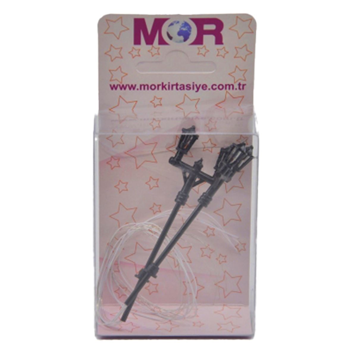 MOR MAKET SOKAK LAMBASI ELEKTRİKLİ 1:100 2 Lİ MR2026 1