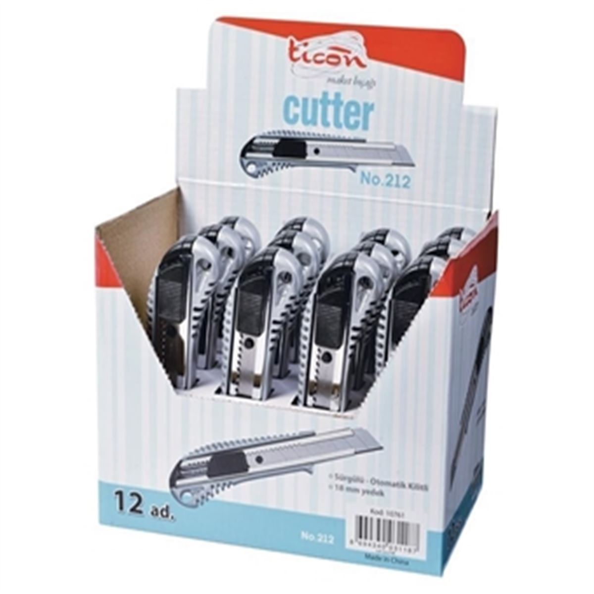 TİCON MAKET BIÇAĞI GENİŞ METAL GÖVDE 212-10761 1