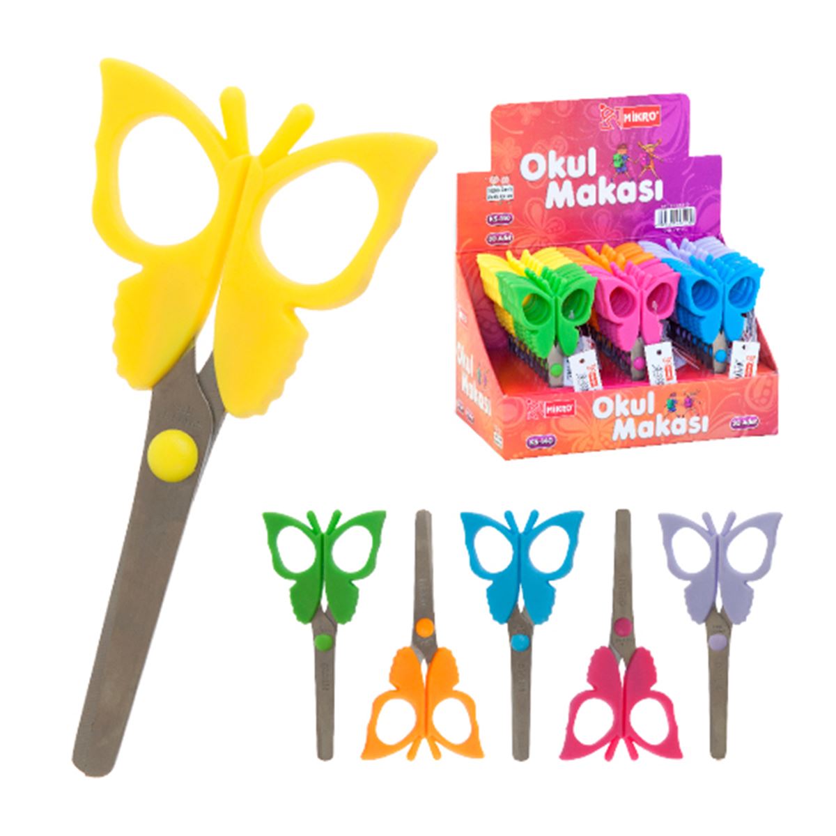 MİKRO MAKAS KS140-30 OKUL TİPİ 30 LU 1