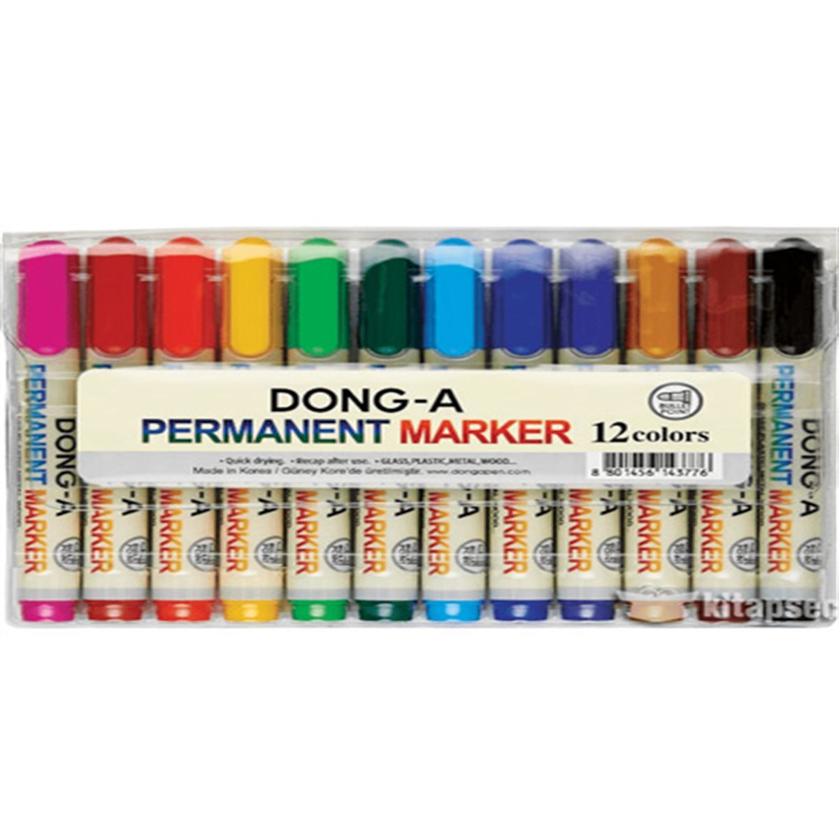 DONG-A PERMANENT MARKÖR 12 RENK 239314 1