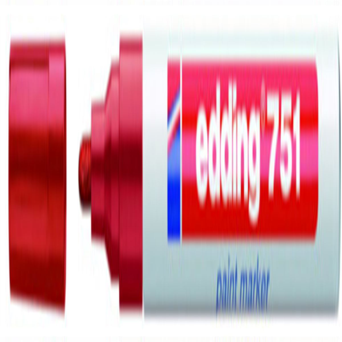 EDDING MARKÖR 751 KIRMIZI 10'LU 1