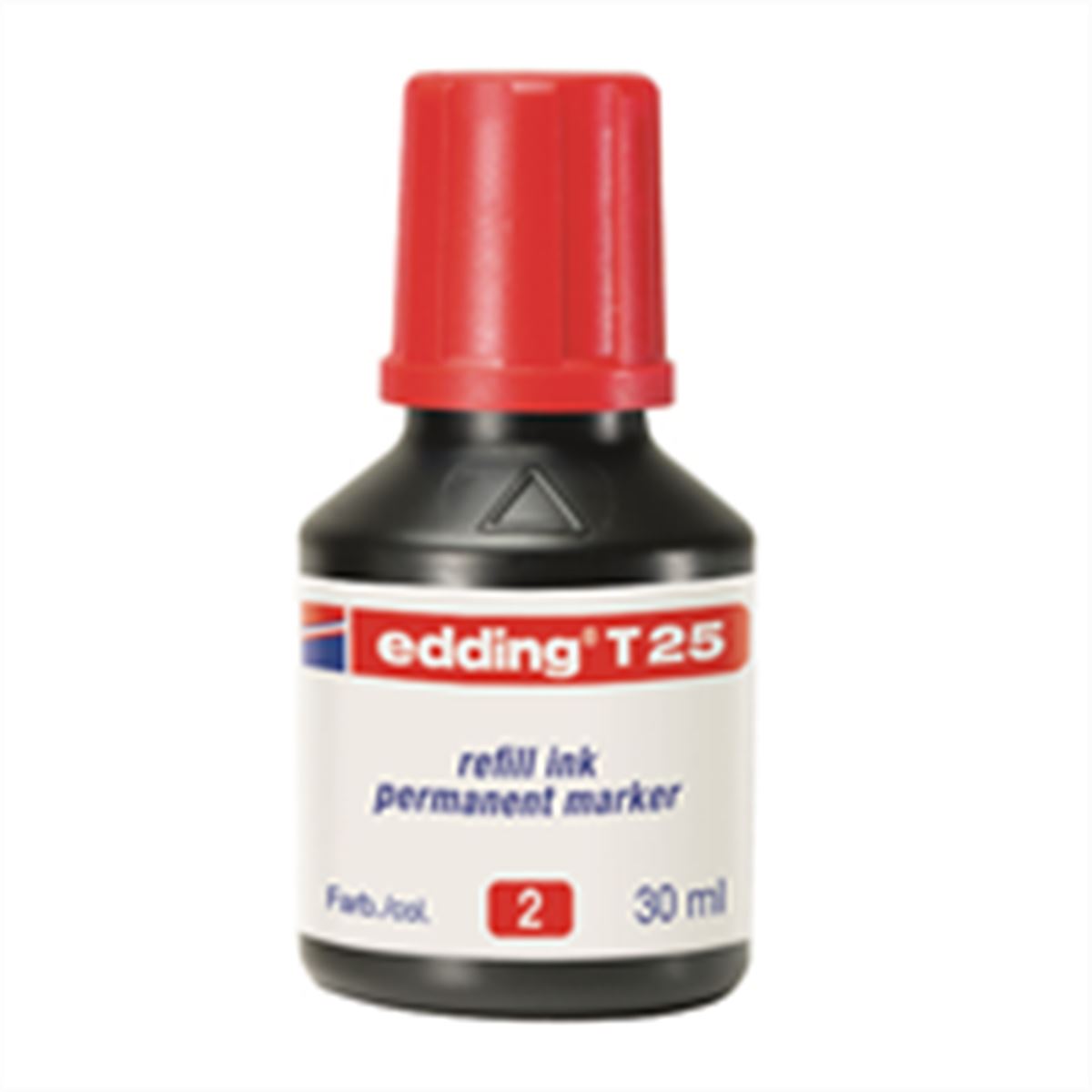 EDDING MARKÖR MÜREKKEBI E-T25-02 KIRMIZI 25 ML. 1
