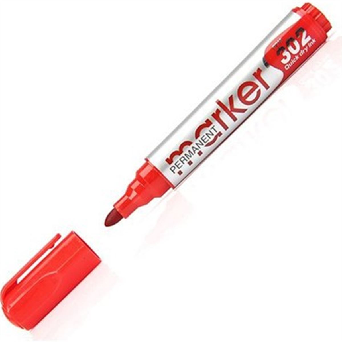 PİANO MARKÖR PPM-302 YUVARLAK UÇ KIRMIZI 12 Lİ 1