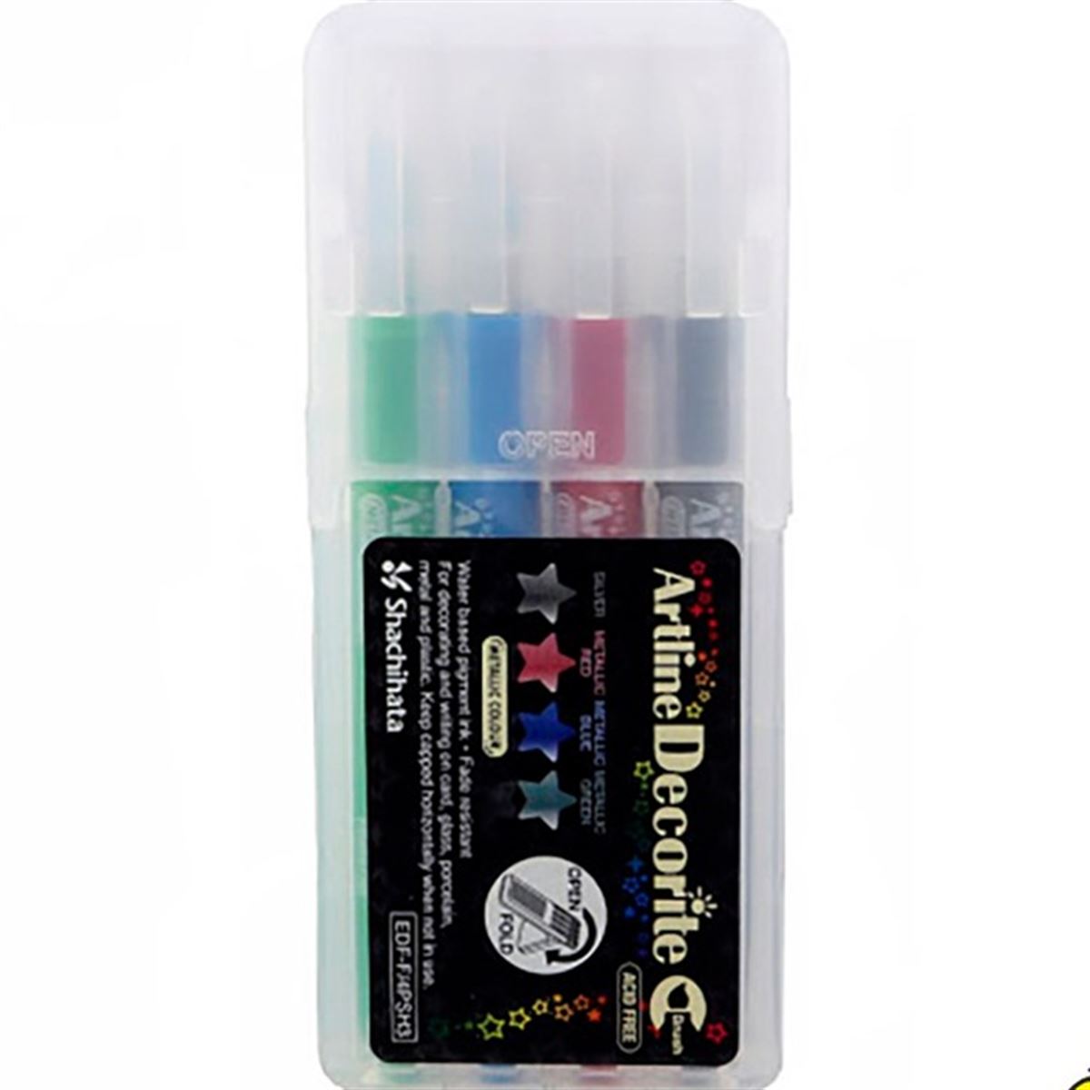 ARTLİNE DECORİTE MARKÖR FIRÇA UÇ 156 LI EDF-F.D STANDLI 1