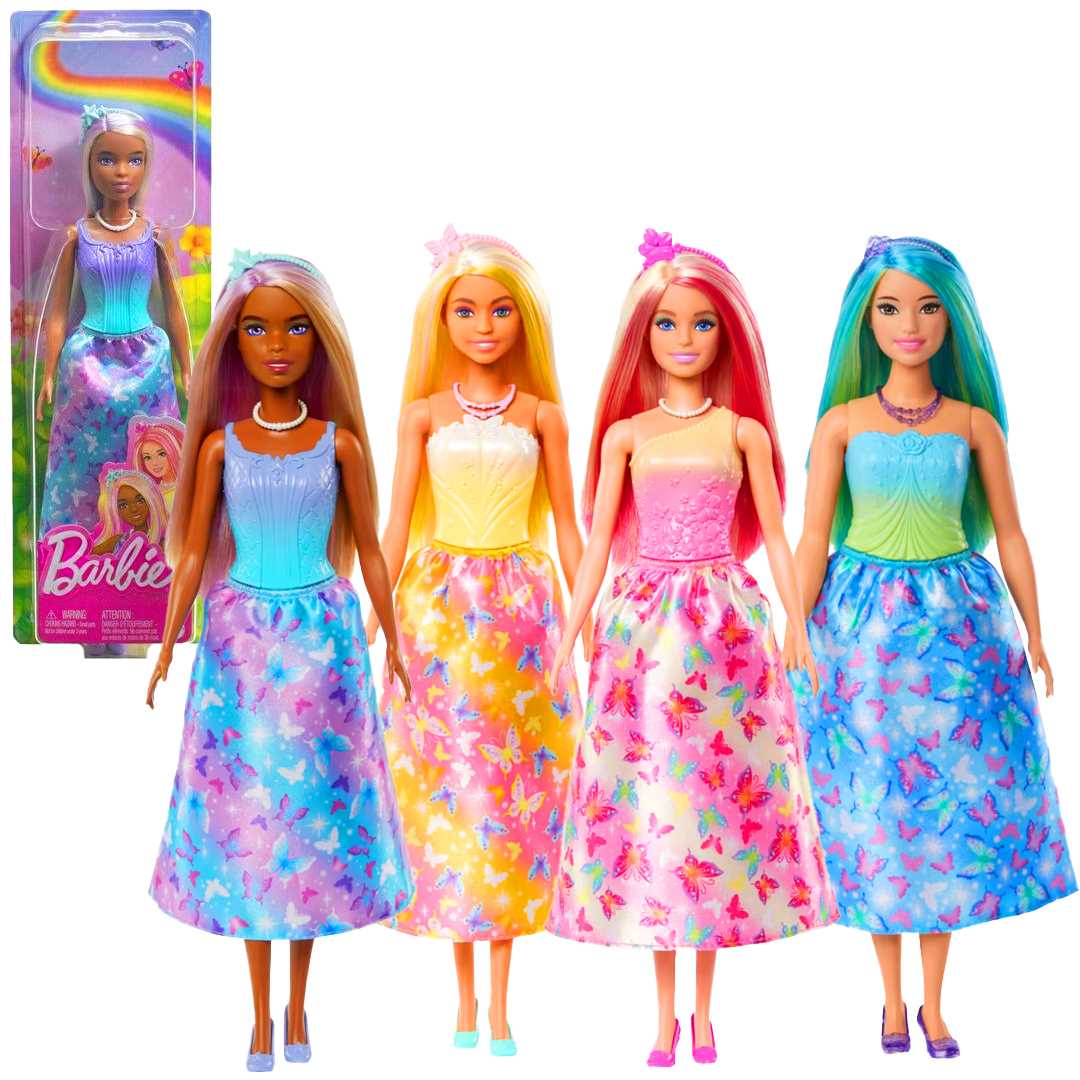 BARBİE HRR07 PRENSES BEBEKLER 3+ 1