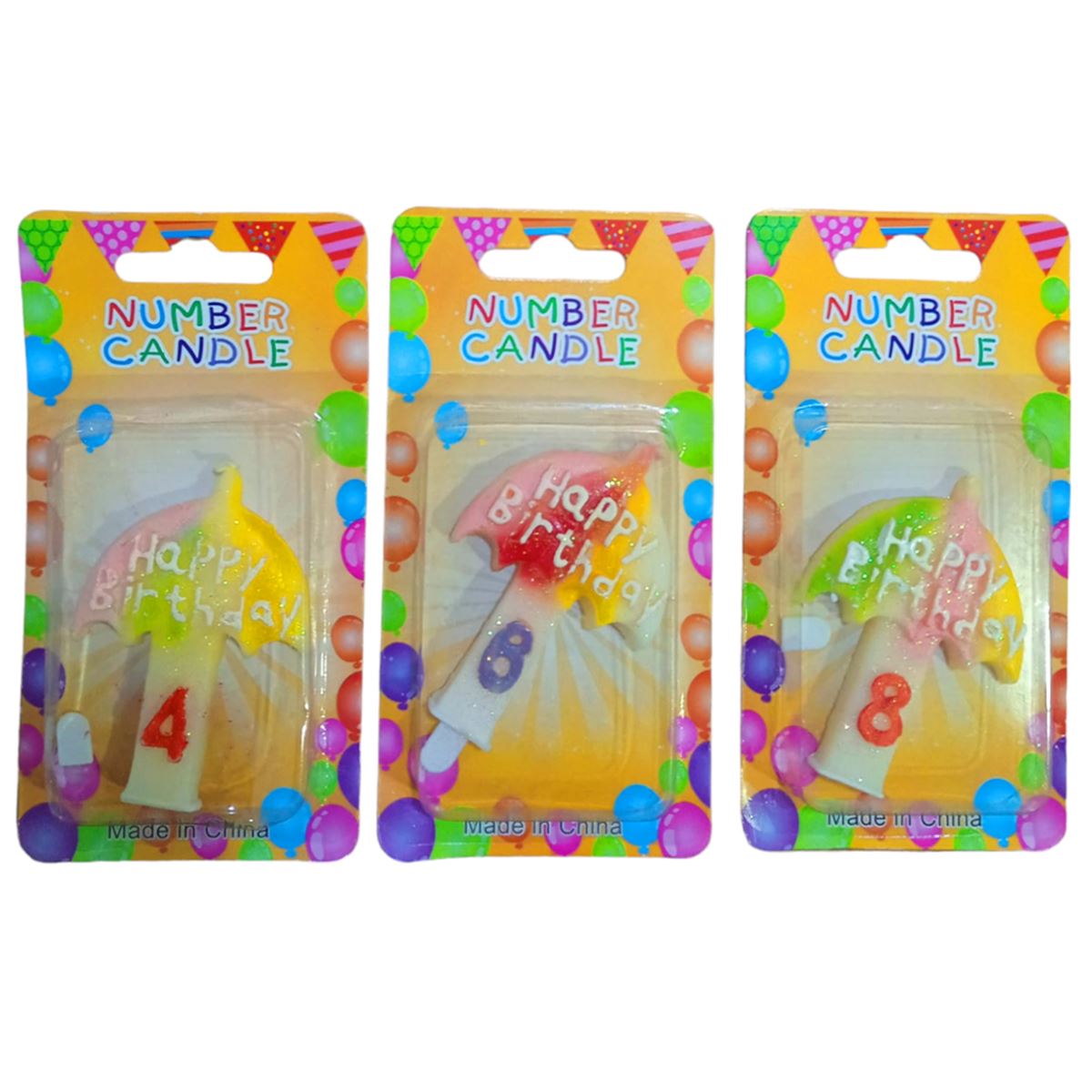 SAĞLAM HEDİYELİK D-6 MUM DOĞUM GÜNÜ RAKAMLI 1