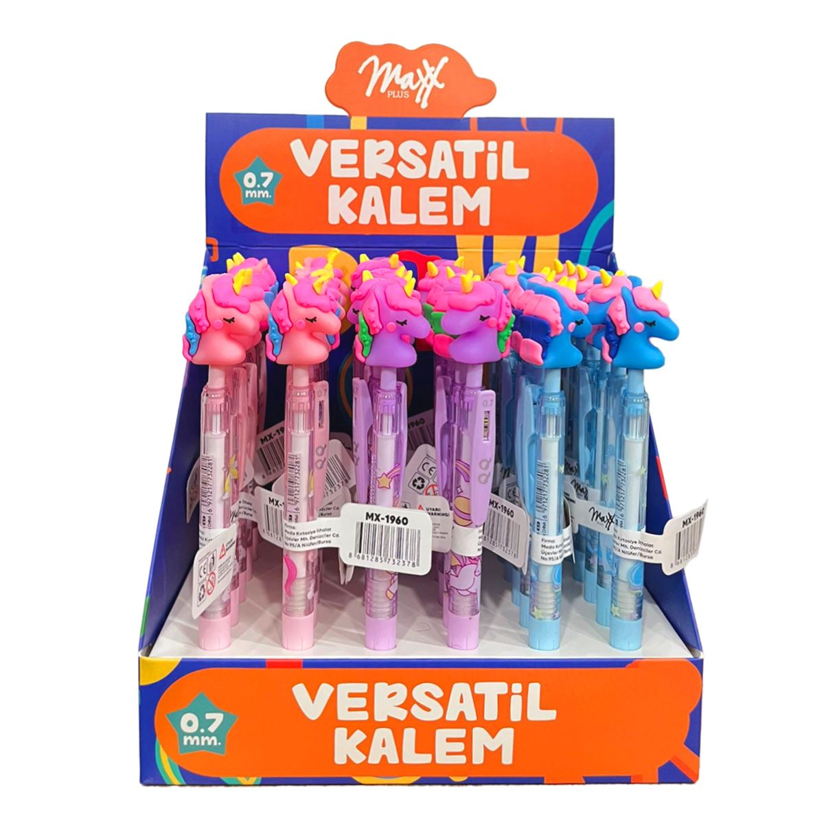 MAXX VERSATİL 07 MM MX-1960 UNİCORN BAŞLIKLI 36 LI 1