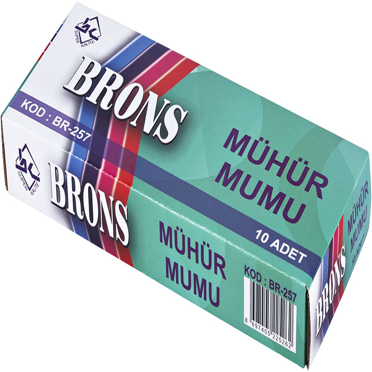 BRONS MÜHÜR MUMU 10 LU BR-257 1