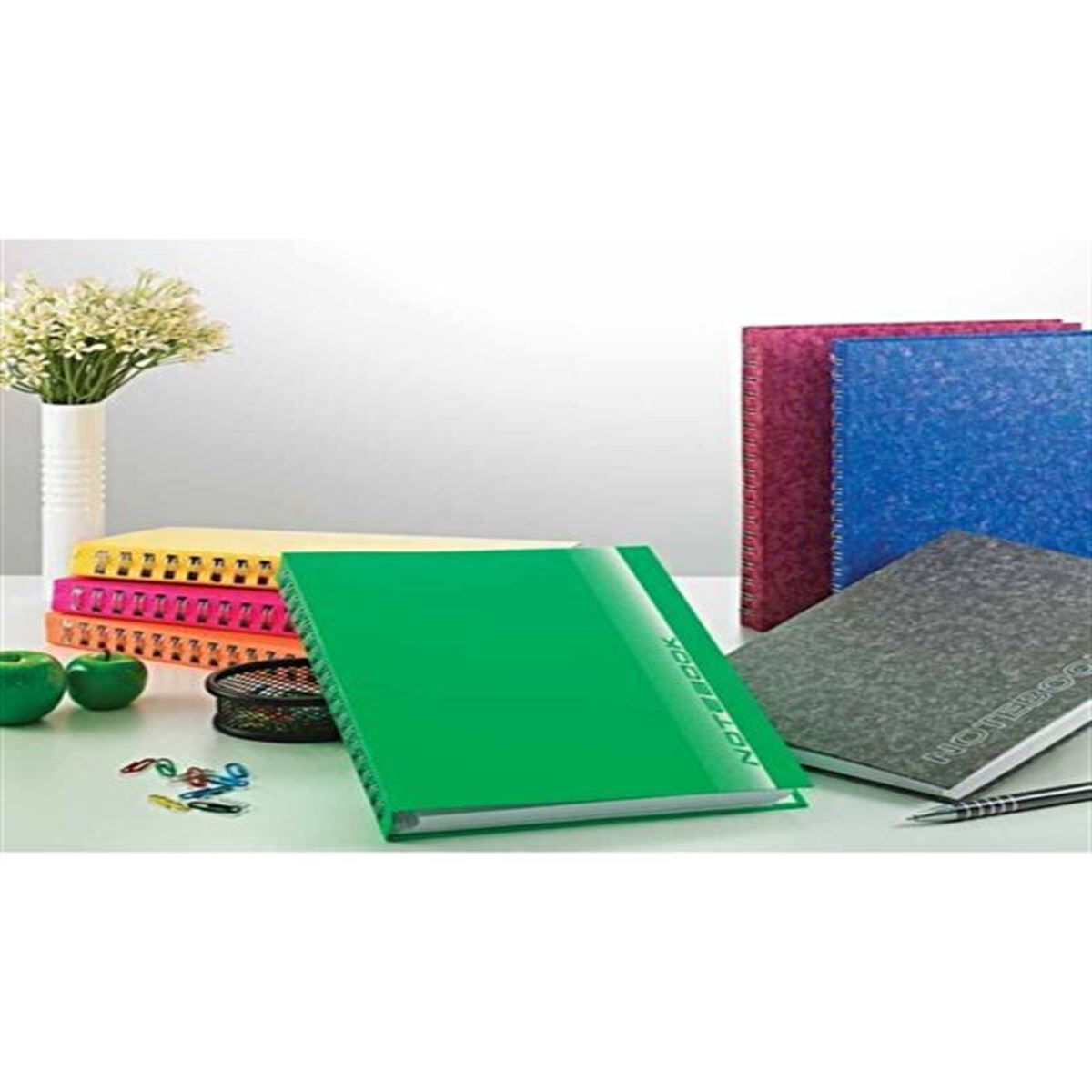 BAYINDIR NOT DEFTERİ EKO SERT KAPAK 17x24 RENKLİ 160/4 1