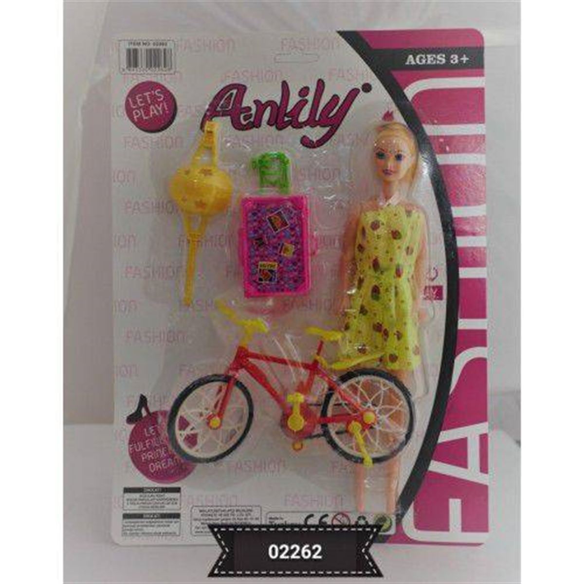 ANLİLY BEBEK 02262 KARTELA BİSİKLETLİ 1